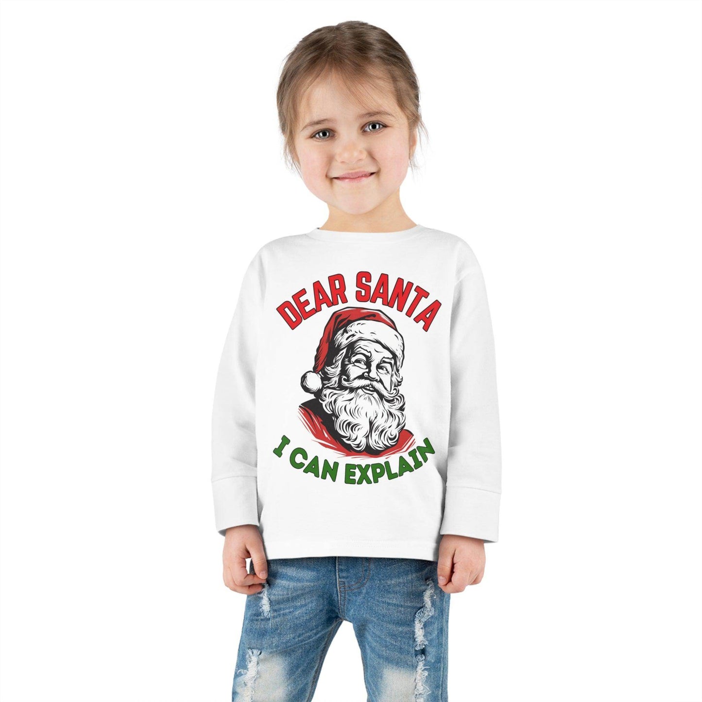 Kids Dear Santa I Can Explain Christmas Shirt for Kids Christmas Outfit for Kids - Giftsmojo