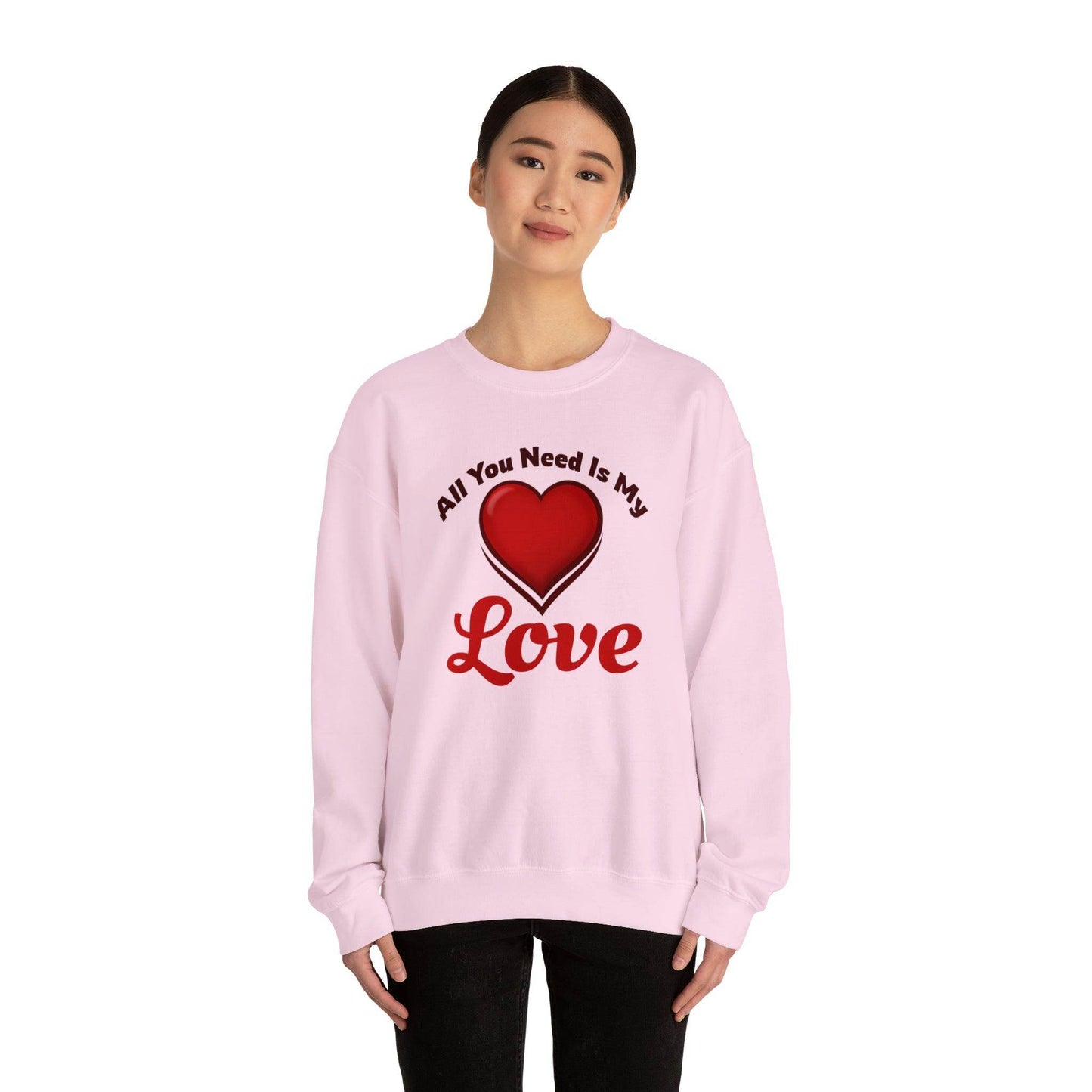All you need is My Love Tee Hooded Sweatshirt - Giftsmojo