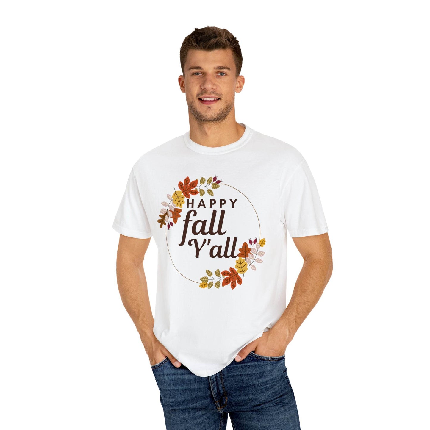 Happy Fall Y'all Gift for Fall, Funny Fall Shirts Gift, Autumn Tee, Fall Tshirt - Giftsmojo