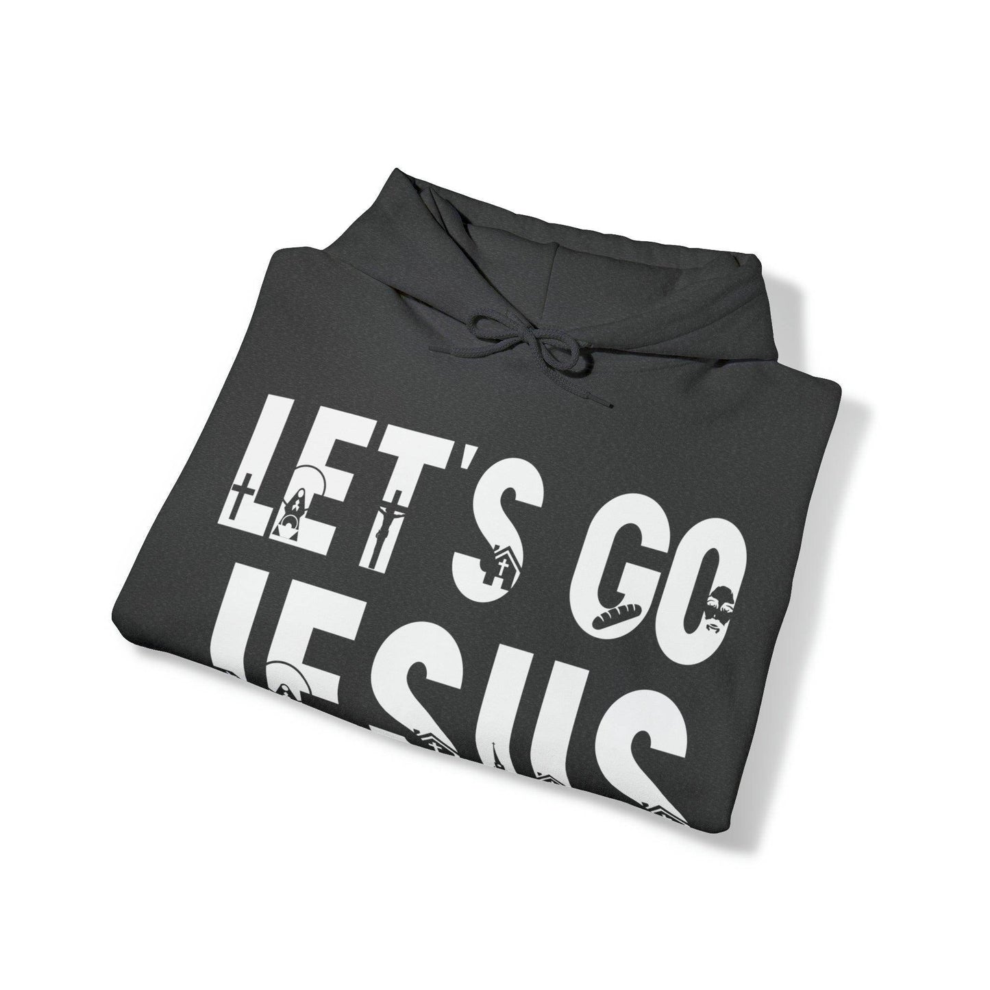 Let's Go Jesus Hooded Sweatshirt Funny Christian Shirt Christian Gift Trendy Christian Sweatshirt Religious Sweatshirt Jesus Hoodie Faith Shirt - Giftsmojo