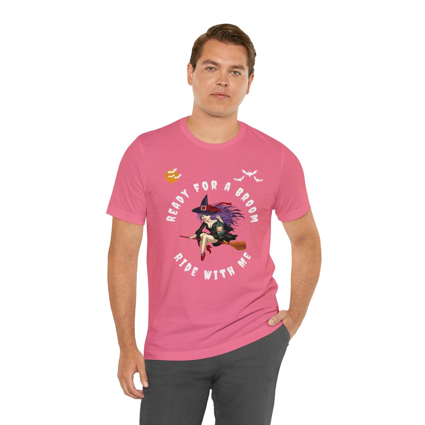 Ready for a Broom Ride with Me Halloween shirt, Witch shirt, Halloween tshirt, Halloween outfit, Work Halloween Costume - Giftsmojo
