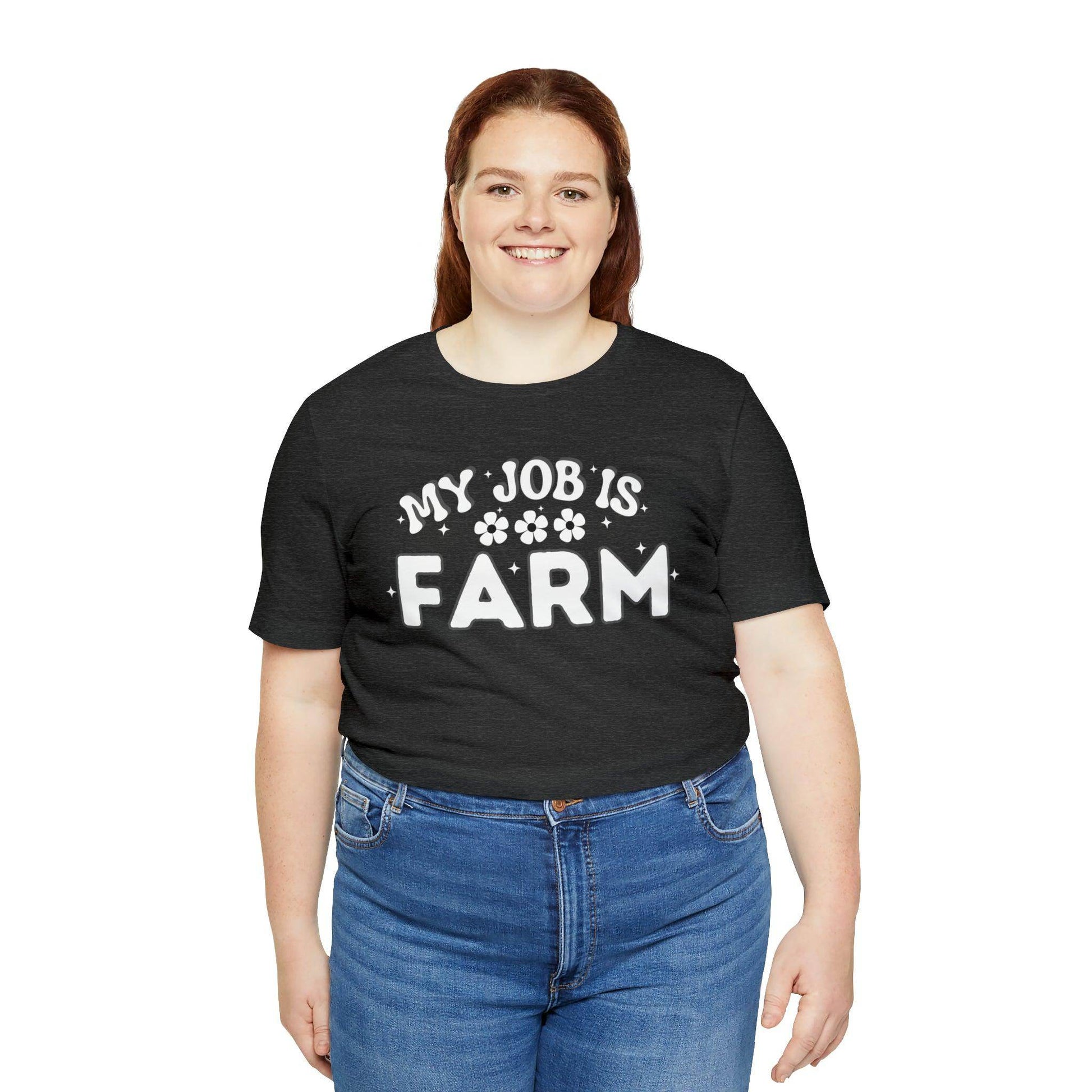 My Job is Farm Shirt Farmer Shirt Farming Shirt Homestead Gardening Shirt Farmers, Farmhand, Livestock Farmer, Crop Grower Horticulturist, Animal Scientist, Agricultural Engineer Environmental Scientist,  - Giftsmojo