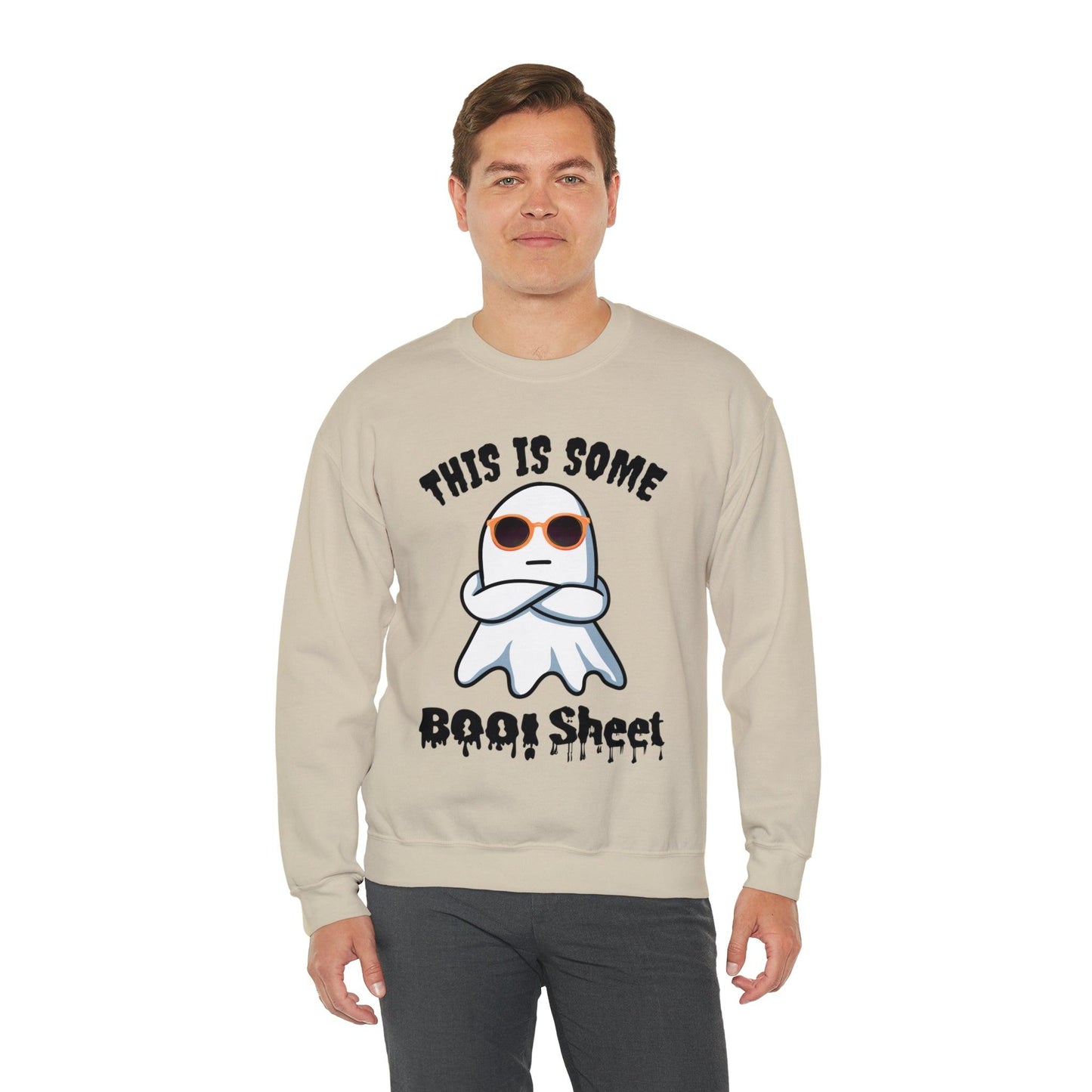 This Is Some Boo Sheet Funny HalloweenSweatshirt Funny Halloween Costume Spooky Season Tee Boo Ghost Sweatshirt Gift for Birthday Christmas