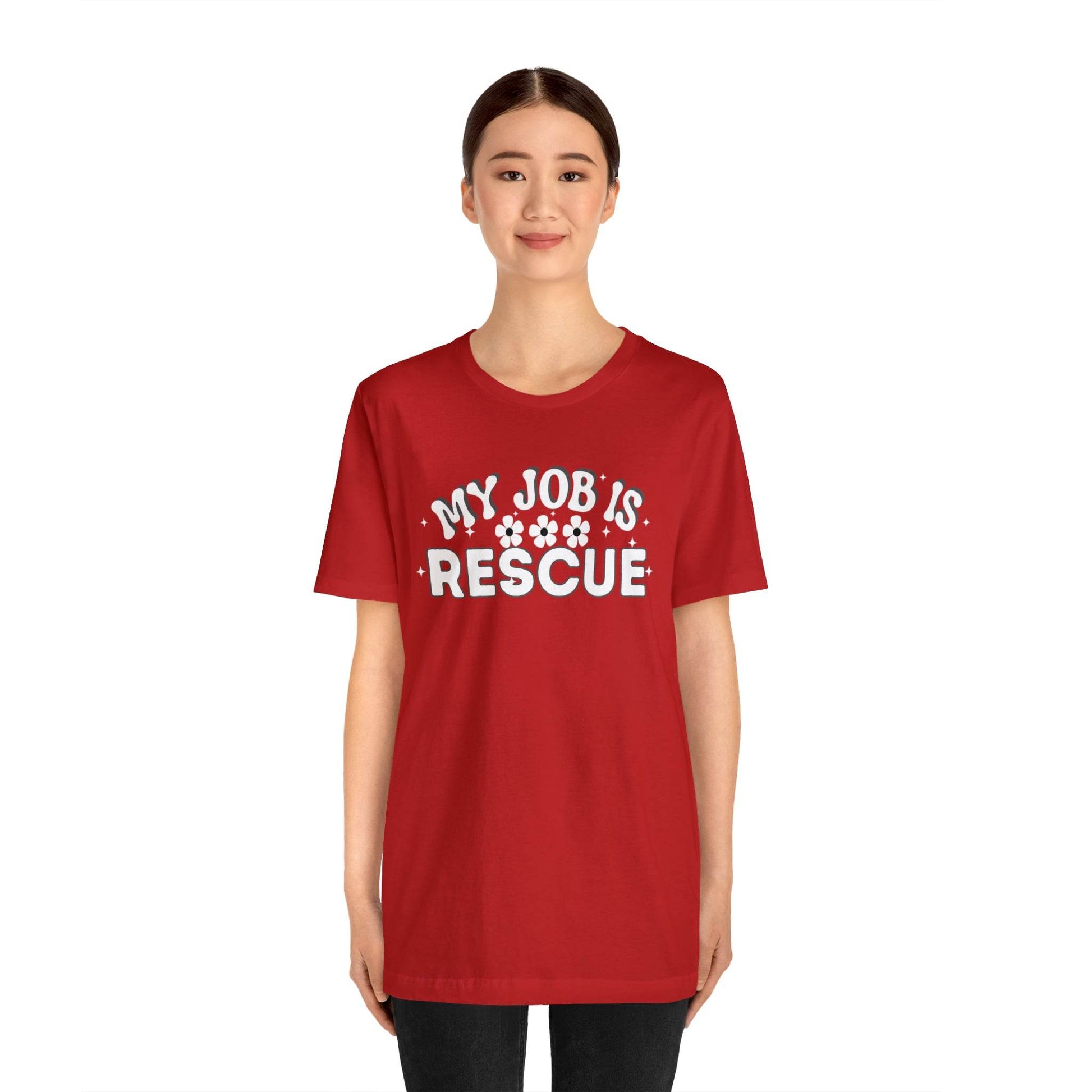 My Job is Rescue Shirt Firefighter Shirt Coast Guard Shirt - Giftsmojo