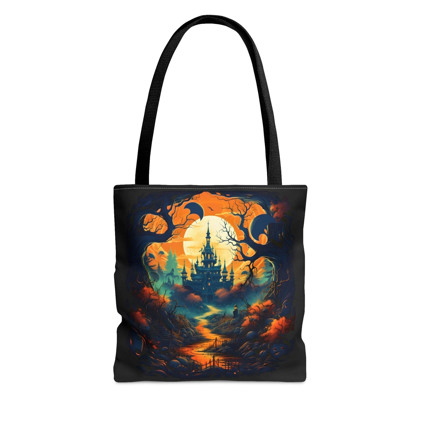 Happy Halloween Bag Trick or Treat Bag Love Fall Pumpkin Tote Bag Cute Market Bag - Aesthetic Bag, Fall Tote Bag, Mom Bag Canvas Bag