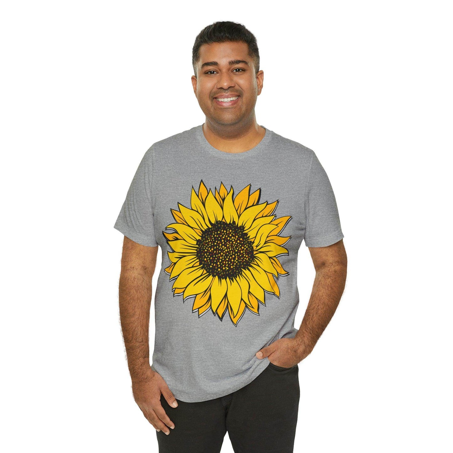 Sunflower Shirt, Floral Tee Shirt, Flower Shirt, Garden Shirt, Womens Fall Summer Shirt Sunshine Tee, Gift for Gardener, Nature lover shirt - Giftsmojo