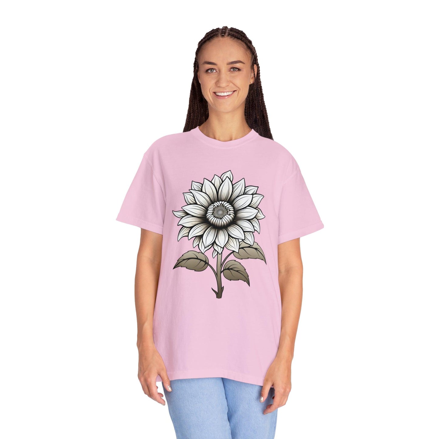 Sunflower Shirt Vintage Flower Shirt Aesthetic, Floral Graphic Tee Floral Shirt Flower T-shirt, Wild Flower Shirt Gift For Her