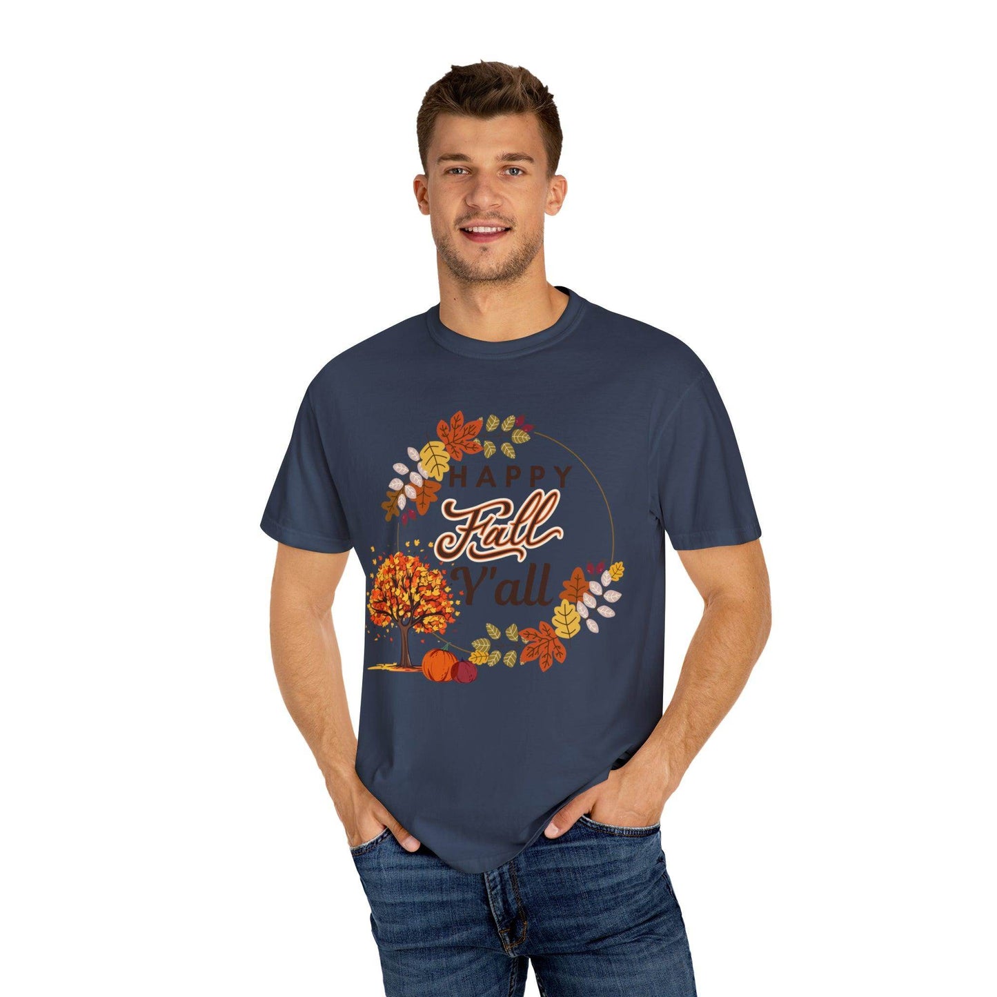 Happy Fall Y'all Gift for Fall, Funny Fall Shirts Gift, Autumn Tee, Fall TShirt - Giftsmojo