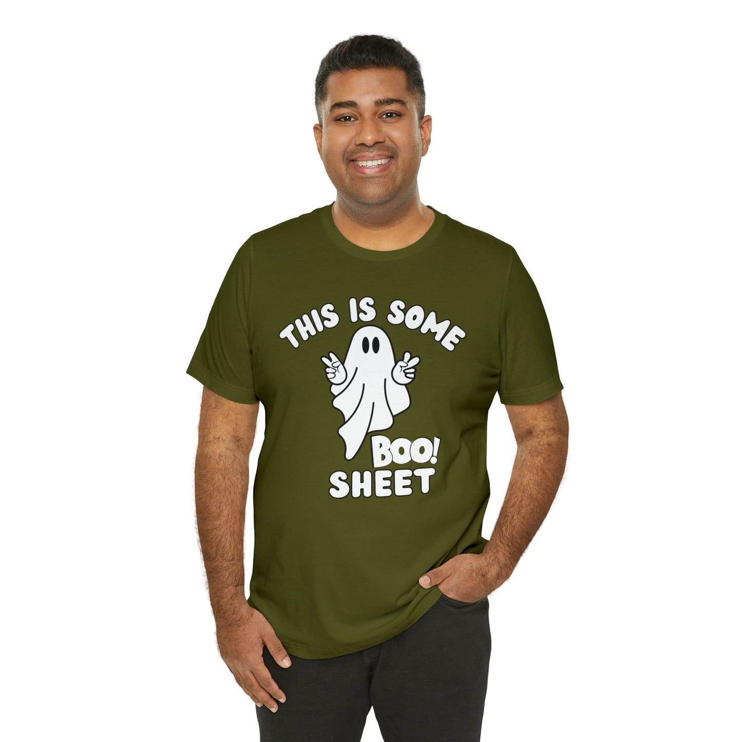 This Is Some Boo Sheet Funny Halloween Shirt Funny Halloween Costume Spooky Season Tee Funny Gift Shirt for Birthday Christmas Anniversary - Giftsmojo