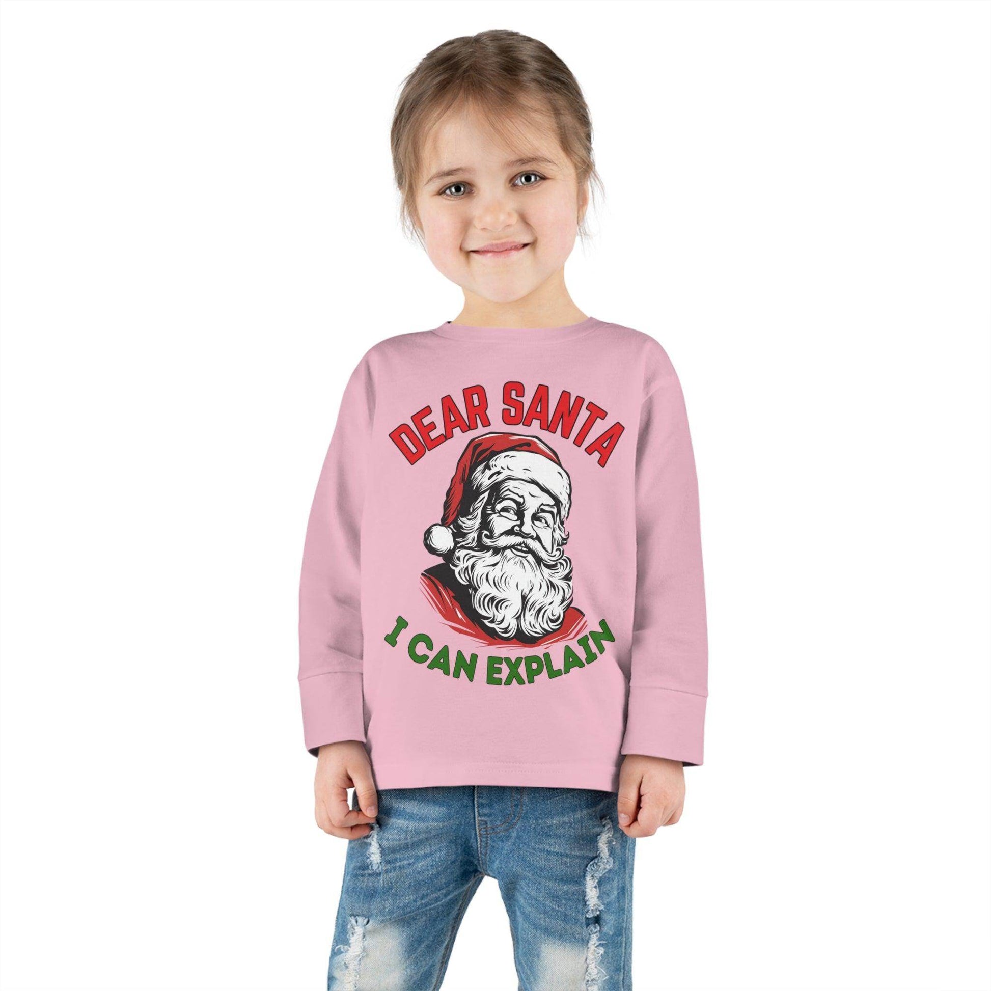 Kids Dear Santa I Can Explain Christmas Shirt for Kids Christmas Outfit for Kids - Giftsmojo