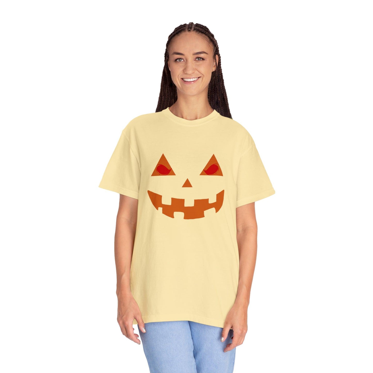 Cute Halloween Pumpkin Faces Scary Faces, Pumpkin Silhouette, Vintage Shirt Halloween Shirt Pumpkin Face Halloween Costume Comfort Colors - Giftsmojo