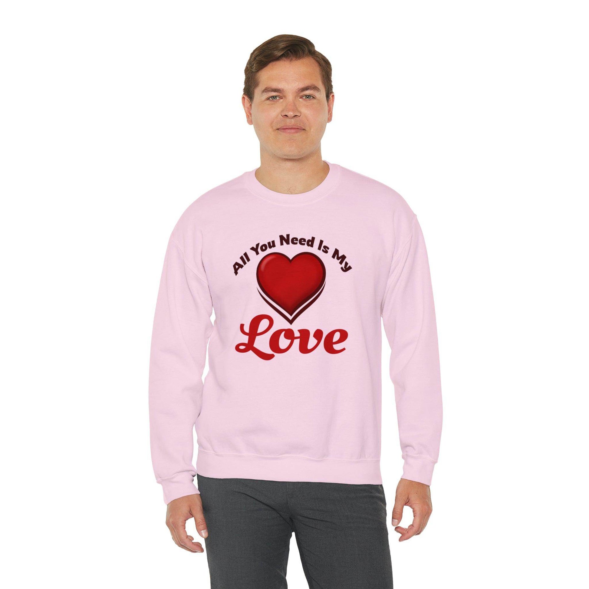 All you need is My Love Tee Hooded Sweatshirt - Giftsmojo
