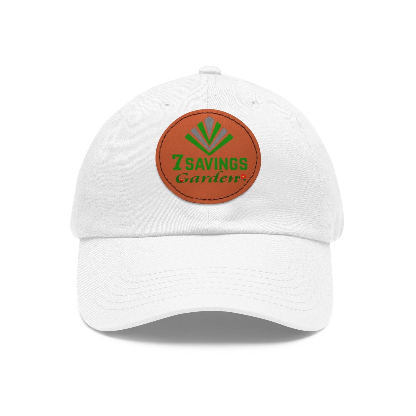 7savings Dad Hat with Leather Patch (Round) Plant lover hat - Giftsmojo