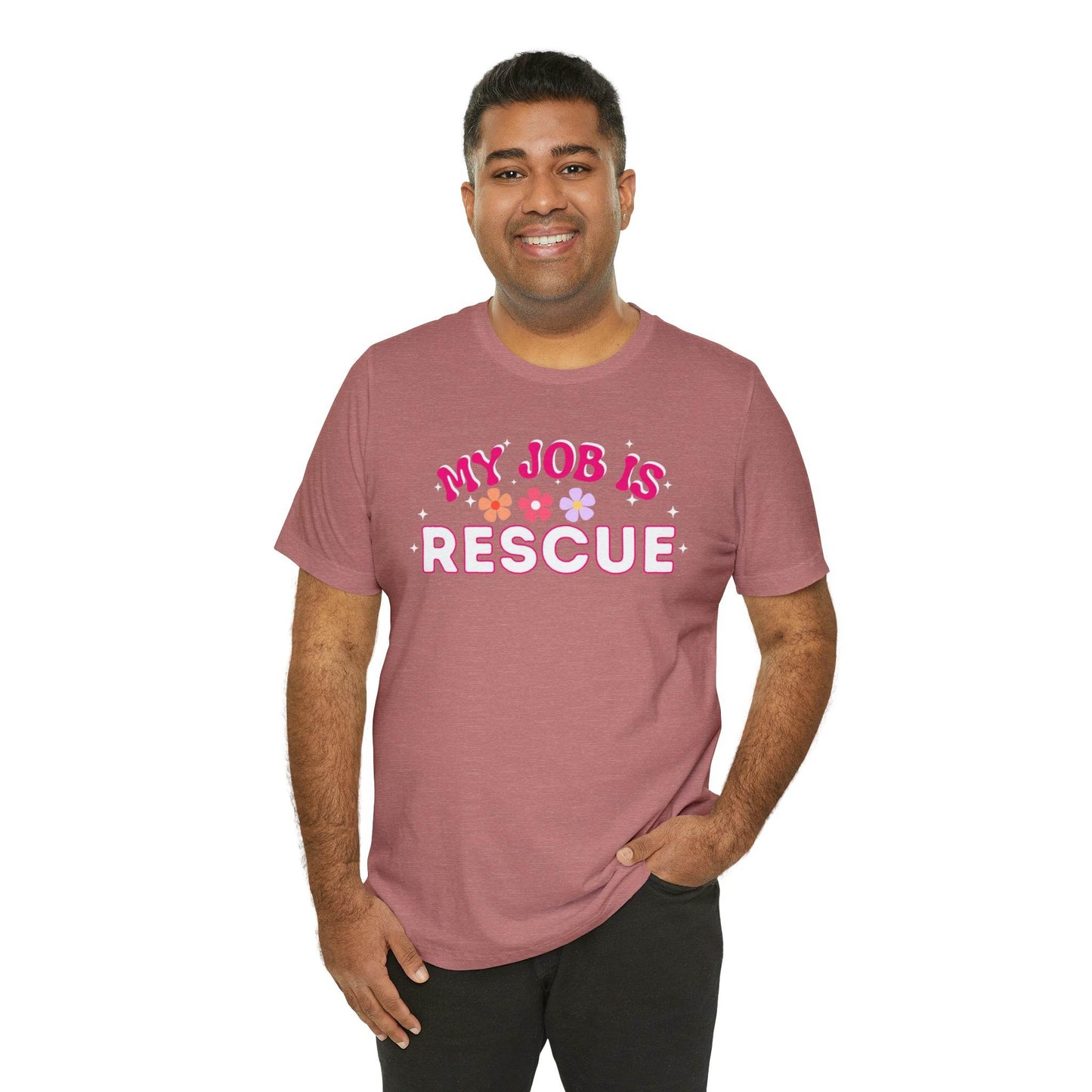 My Job is Rescue Shirt Firefighter Shirt Coast Guard Shirt Paramedic, Lifeguard, - Giftsmojo