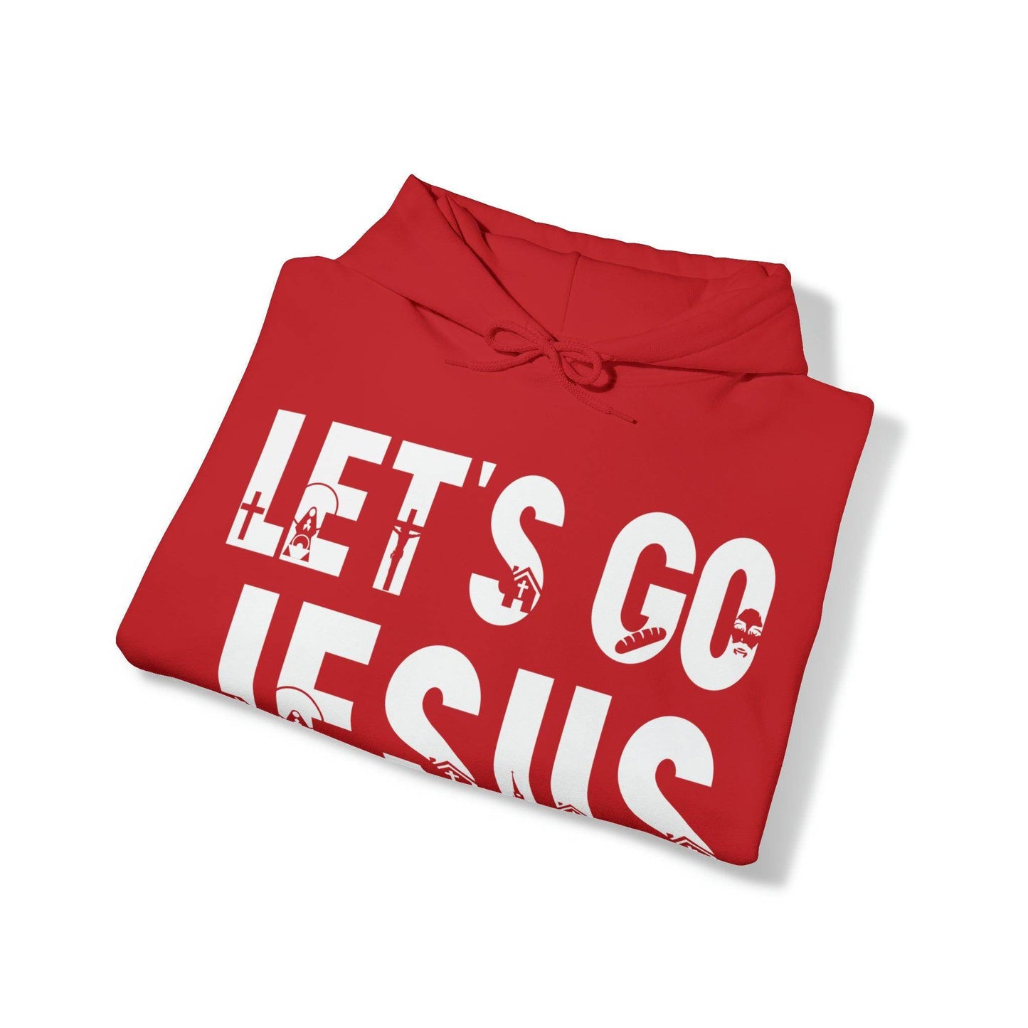 Let's Go Jesus Hooded Sweatshirt Funny Christian Shirt Christian Gift Trendy Christian Sweatshirt Religious Sweatshirt Jesus Hoodie Faith Shirt - Giftsmojo