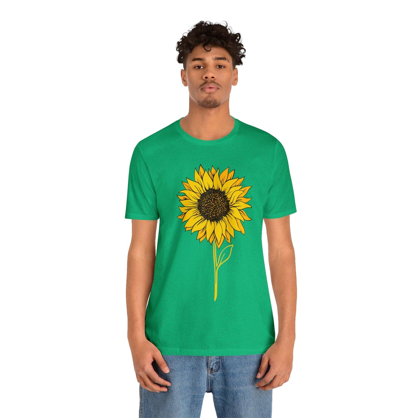 Sunflower Shirt, Floral Tee Shirt, Flower Shirt, Garden Shirt, Womens Fall Summer Shirt Sunshine Tee, Gift for Gardener, Nature love T shirt