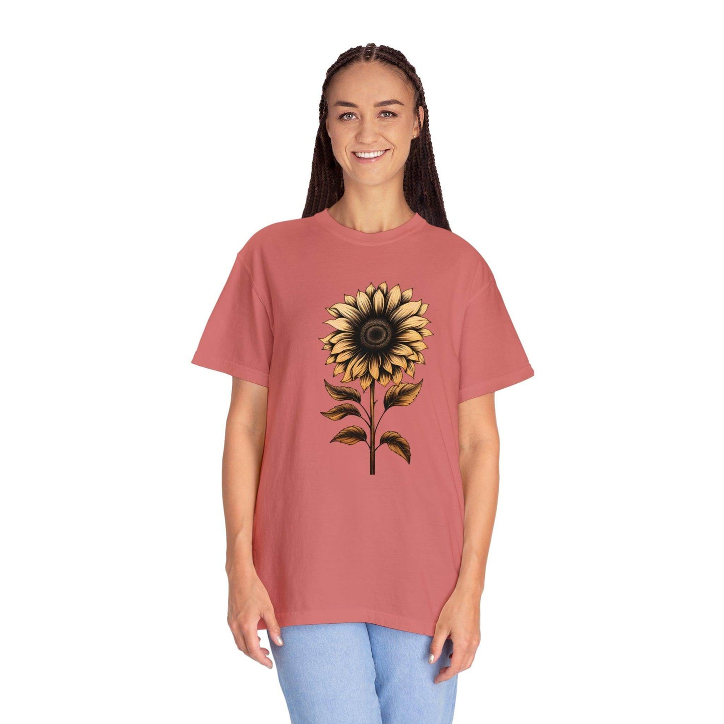 Vintage Sunflower Shirt Flower Shirt Aesthetic, Floral Graphic Tee Floral Shirt Flower T-shirt, Vintage Wild Flower Shirt Vintage Flower Shirt, - Giftsmojo