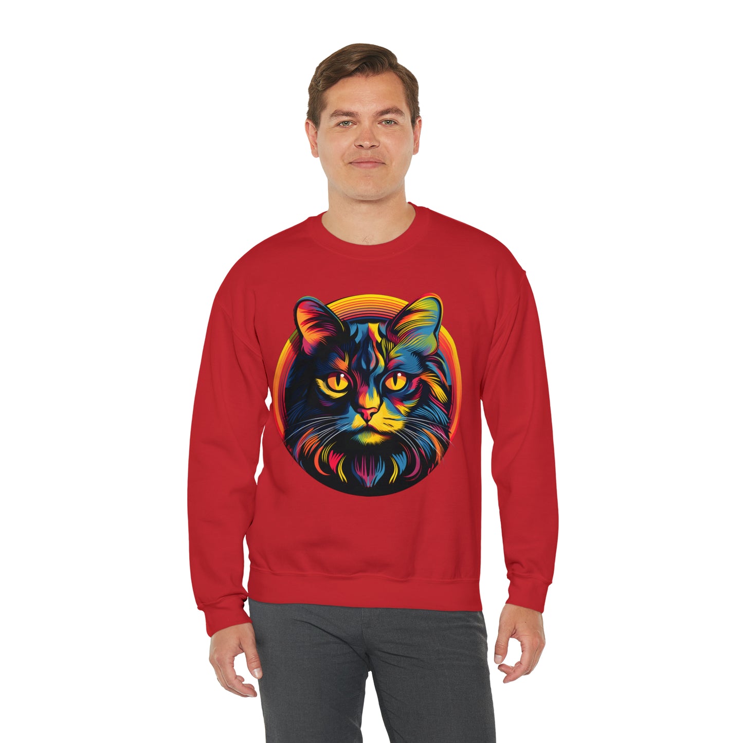 Vintage Cat Lover Sweater Retro Cat Sweatshirt Animal Lover Gift Cat Mom Gift Cat Lover Gift Cat Mom Sweatshirt Cat Crewneck Sweatshirt