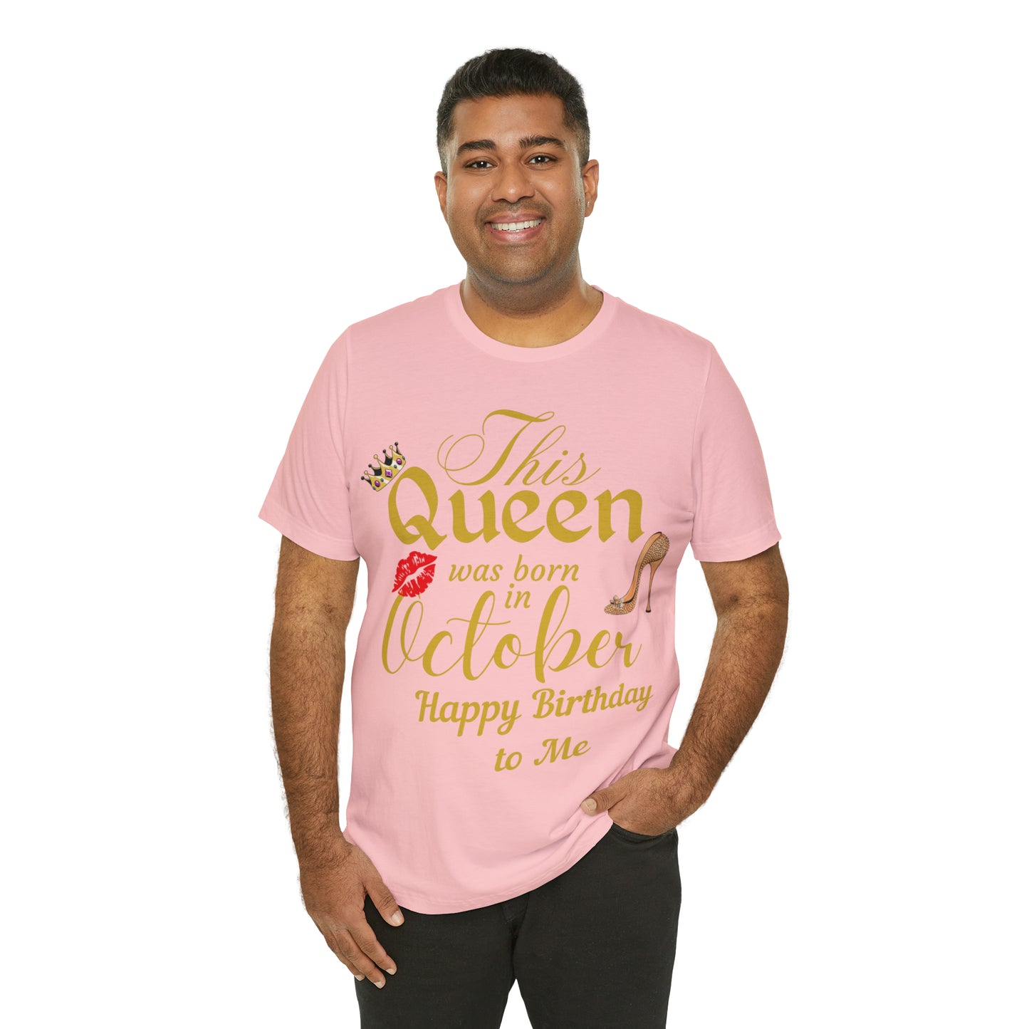 Birthday Queen Shirt, Gift for Birthday, This Queen was born in October Shirt, Funny Queen Shirt, Funny Birthday Shirt, Birthday Gift