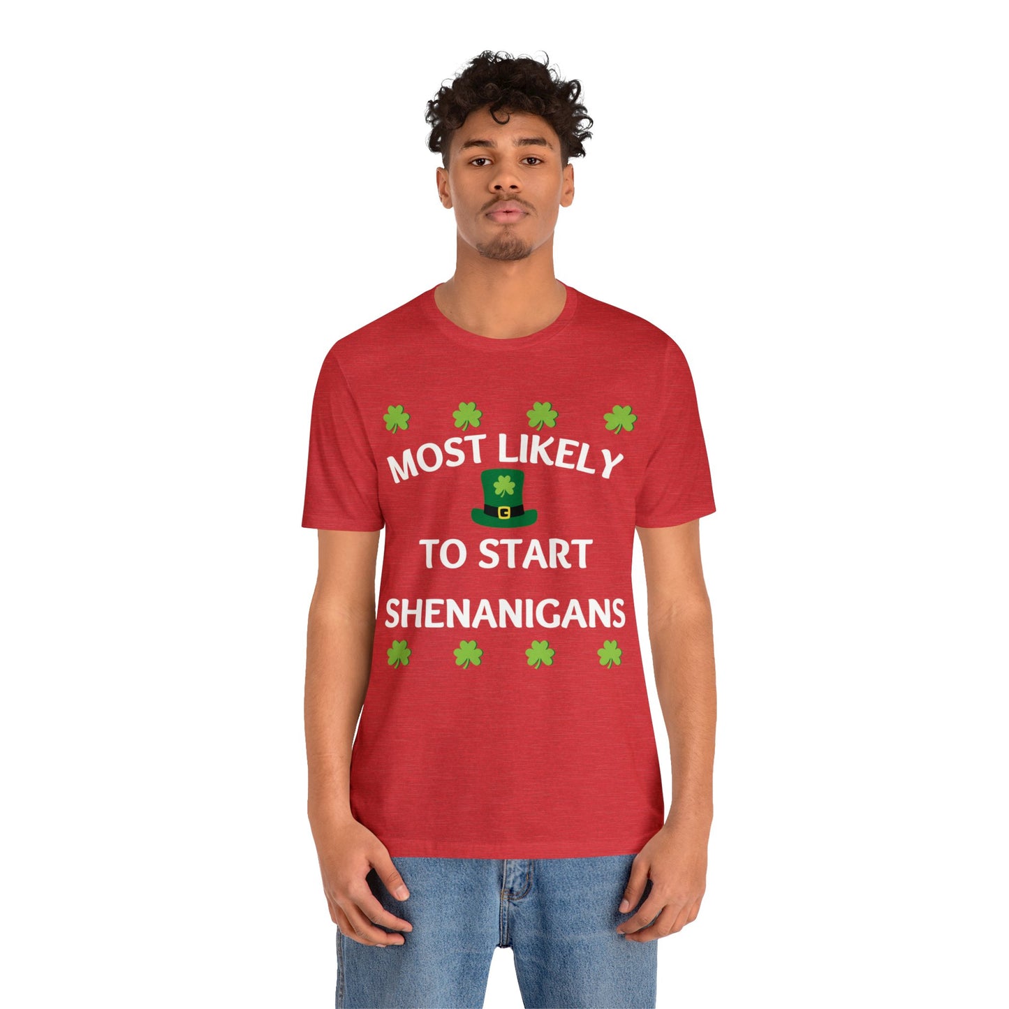 Most likely to start Shenanigans Family Matching St Patricks Shirt