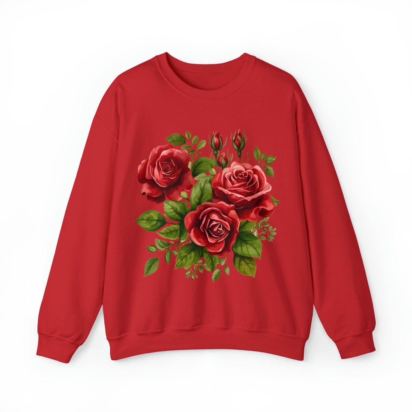 Christmas Flower Shirt Christmas Flower Sweatshirt Christmas Floral Sweatshirt Christmas Sweater Christmas Trendy Christmas Sweatshirt - Giftsmojo