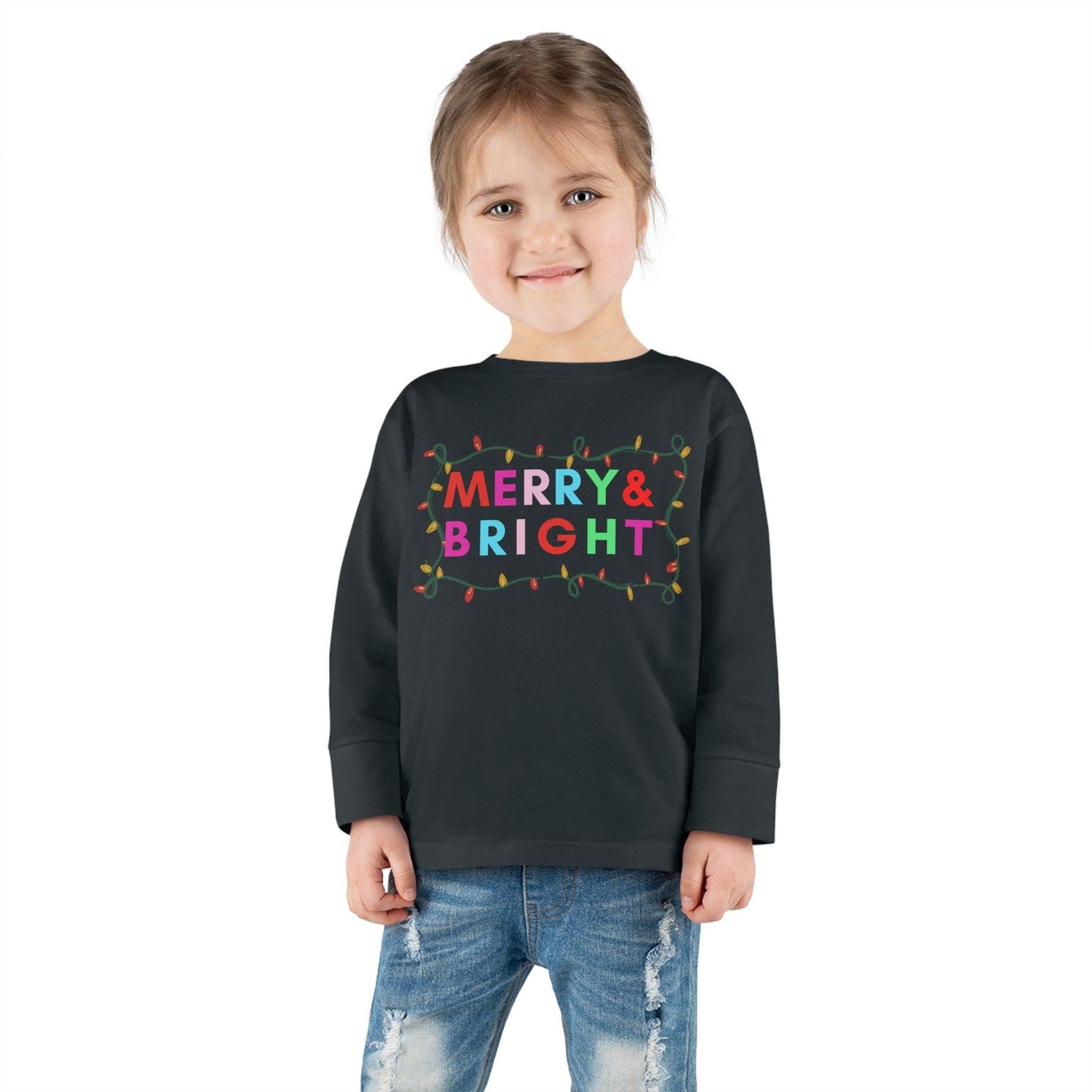Toddler Christmas Shirt Toddler Christmas Long Sleeve Tee Kids Christmas Gift - Giftsmojo