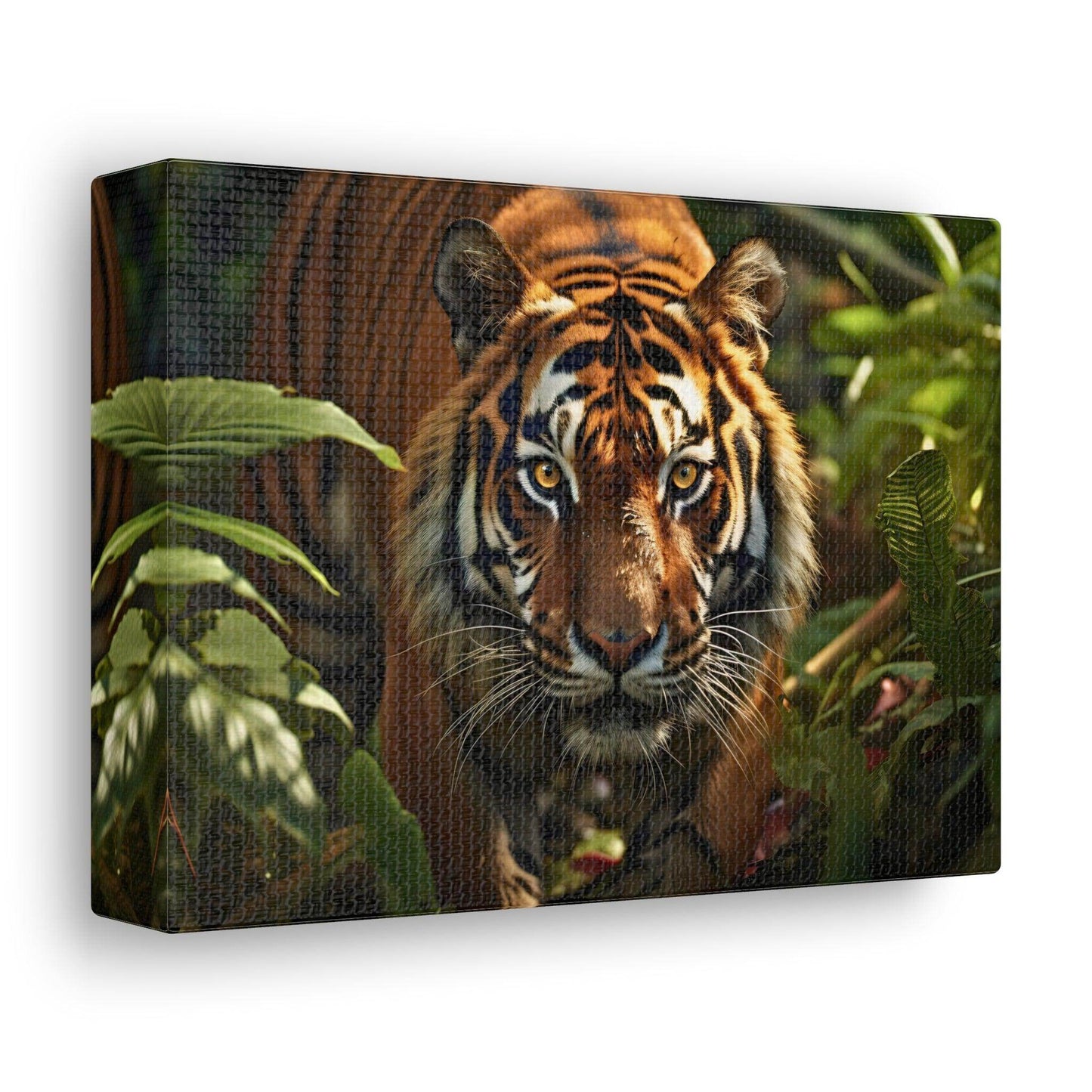 Tiger In Nature Art Canvas Gallery Wraps Tiger Print Large Canvas Art Animal Wall Art minimalist Wall Art Lover Gift - Giftsmojo
