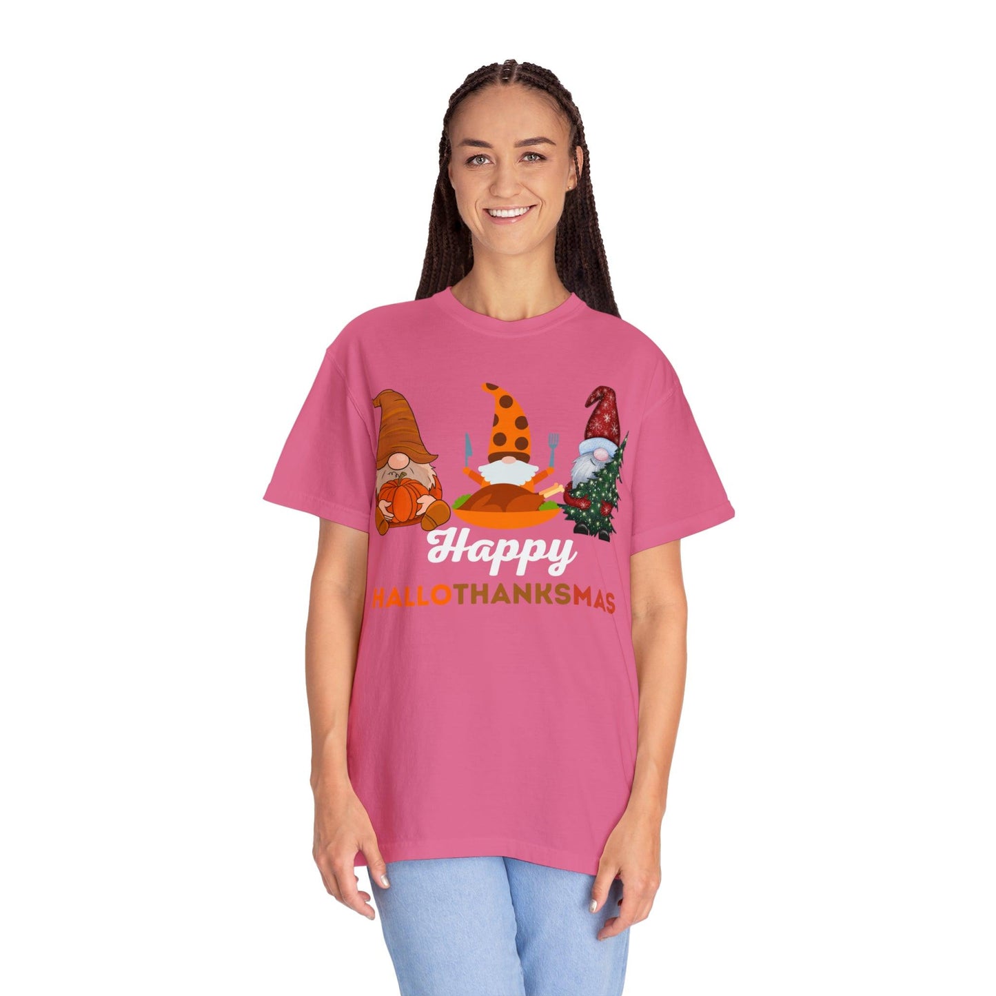 Happy HALLOTHANKSMAS Gift for Fall Halloween Thanksgiving Christmas Gift