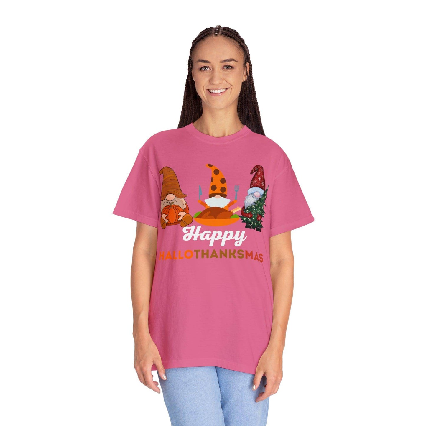 Happy HALLOTHANKSMAS Gift for Fall Halloween Thanksgiving Christmas Gift - Giftsmojo