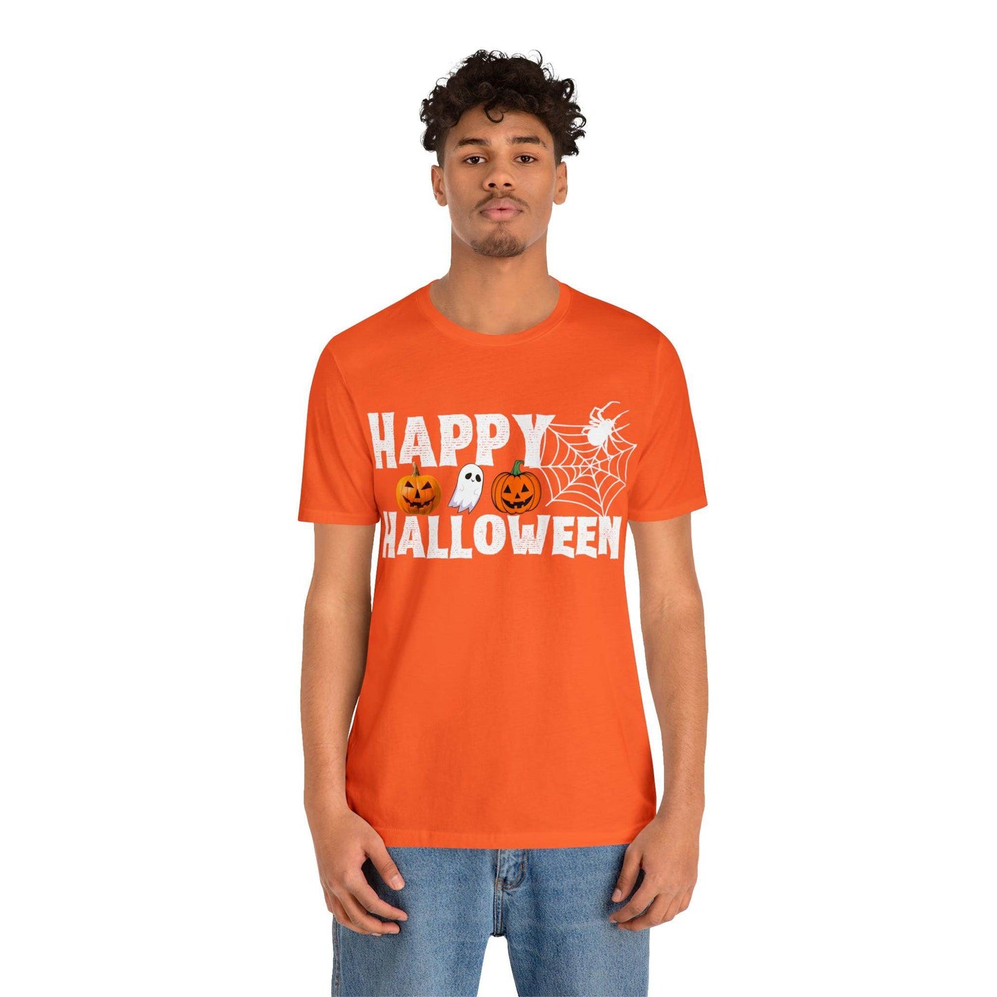 Happy Halloween Costume Pumpkin Ghost Spider Shirt - Giftsmojo
