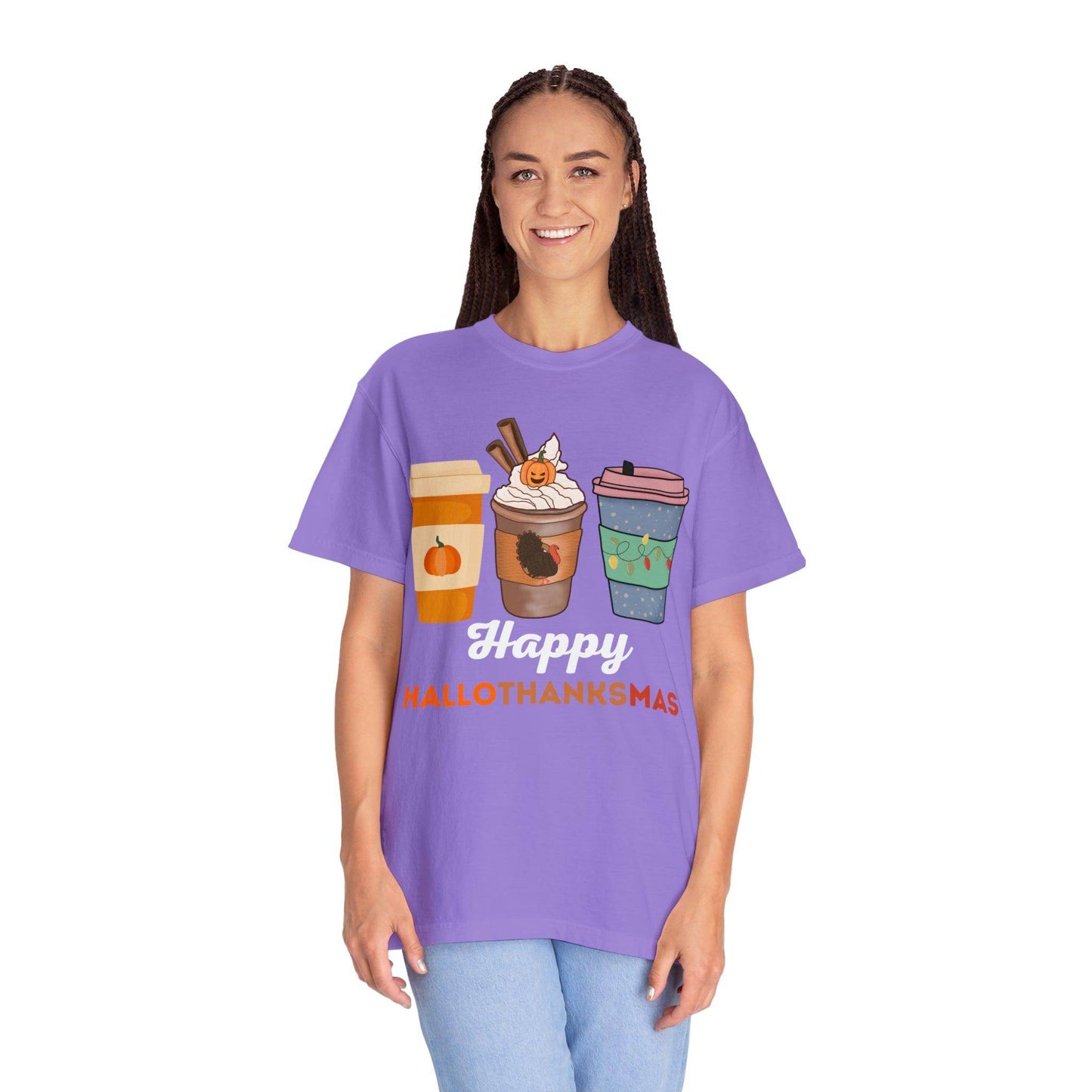 HALLOTHANKSMAS Gift for Fall Halloween Thanksgiving Christmas Gift - Giftsmojo