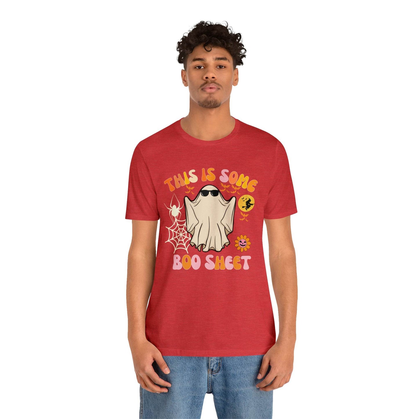 This Is Some Boo Sheet Funny Halloween Shirt Funny Halloween Costume Spooky Season Tee Funny Gift Shirt for Birthday Christmas Anniversary - Giftsmojo