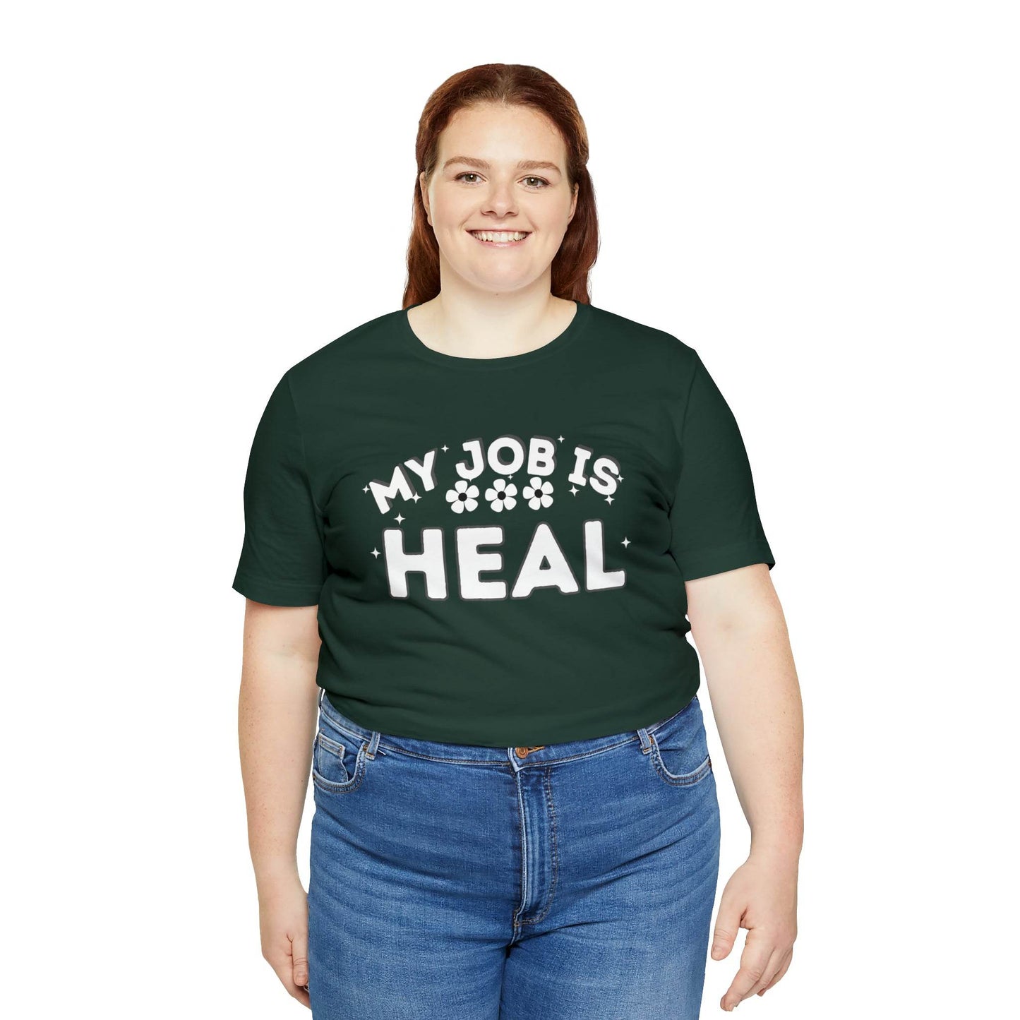 My Job is Heal Shirt Doctor Shirt Nurse Shirt therapist healthcare - Giftsmojo