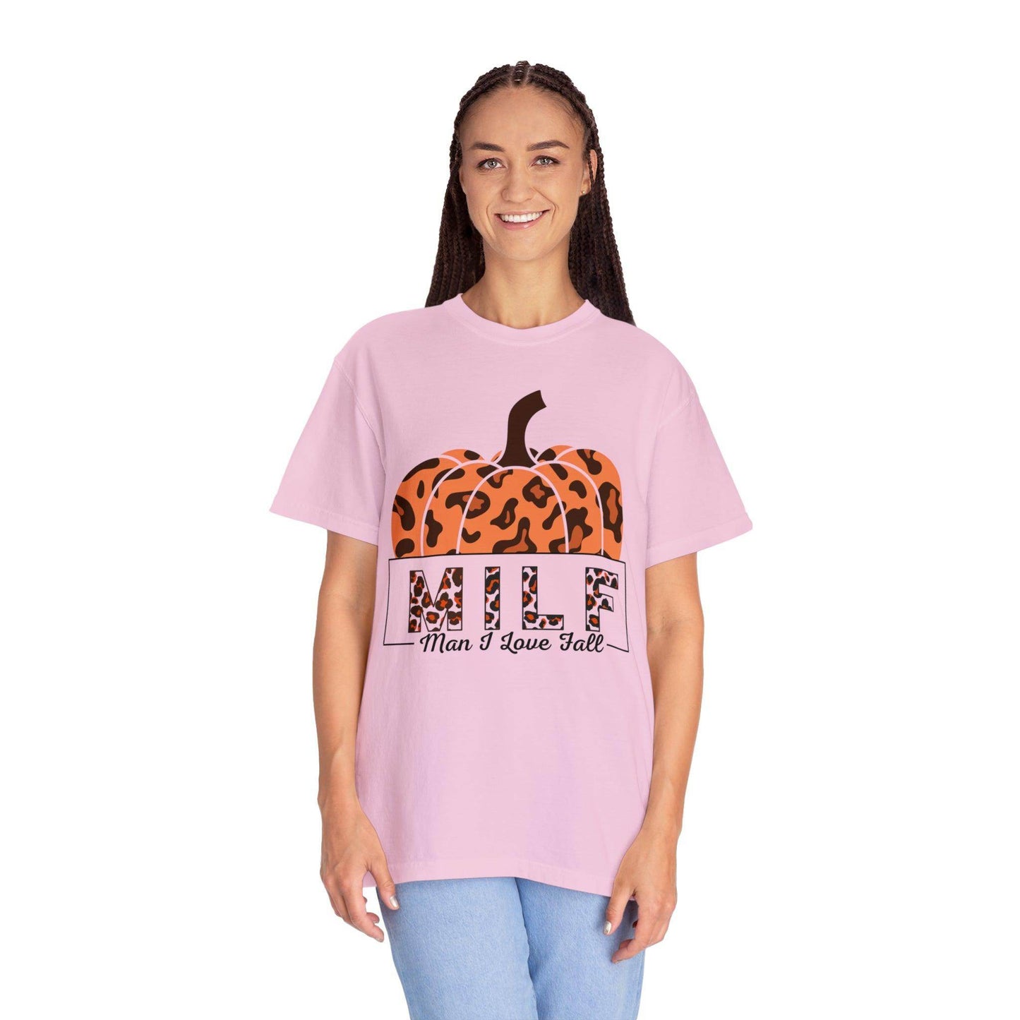 Man I love Fall Gift for Fall Funny fall shirts gift Pumpkin comfort colors - Giftsmojo