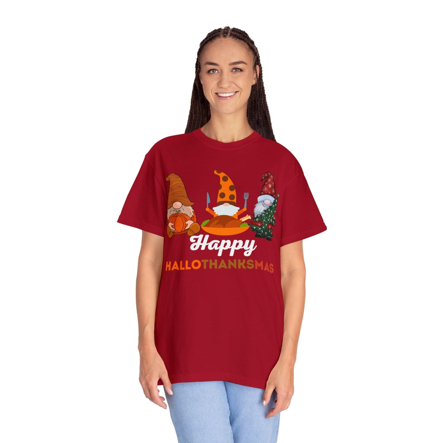 Happy HALLOTHANKSMAS Gift for Fall Halloween Thanksgiving Christmas Gift