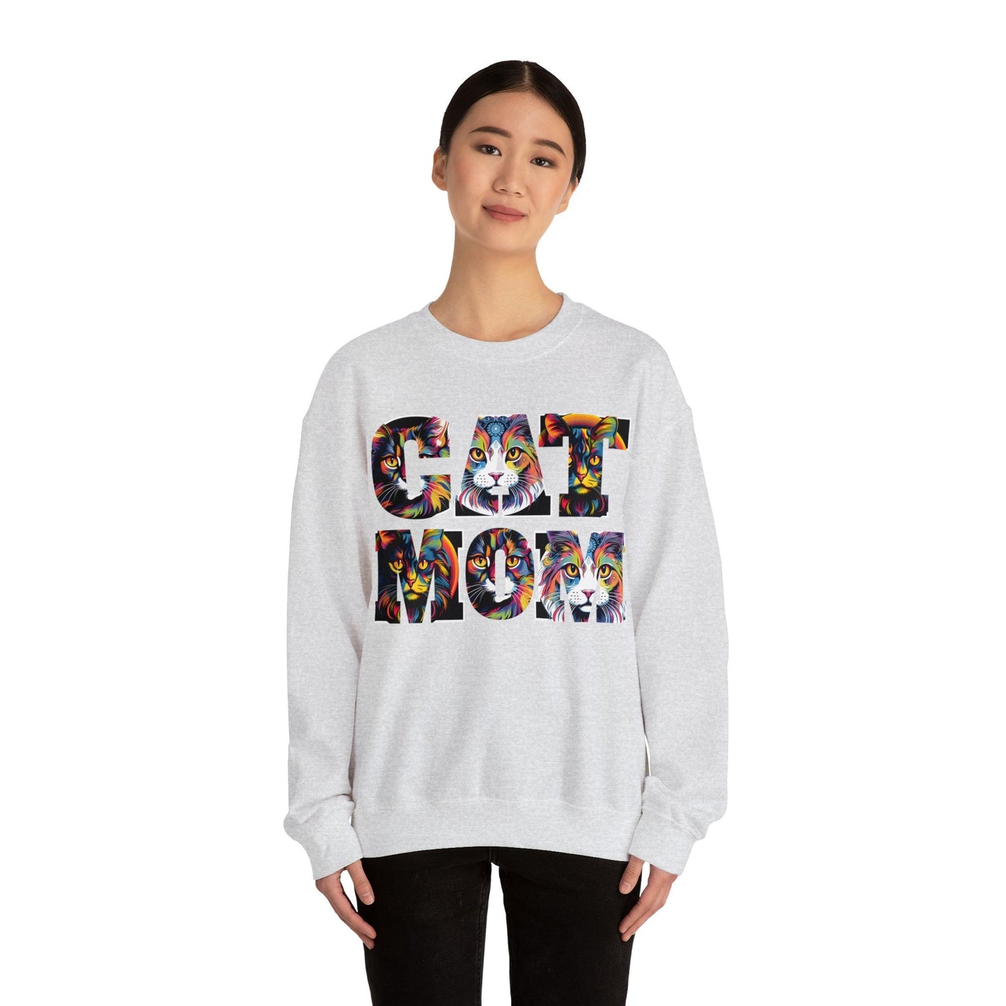 Vintage Cat Sweatshirt Cat Mom Sweatshirt Cat Crewneck Sweatshirt Cat Mom Gift Cat Lover Gift Animal Lover Cat Mama Shirt Cat Lover Sweater