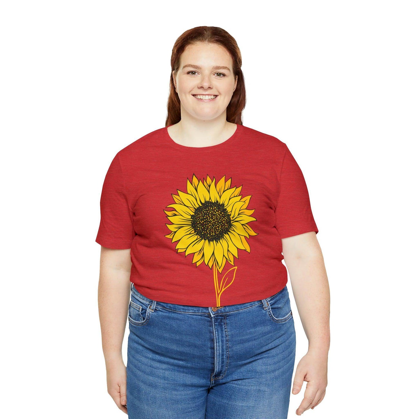 Sunflower Shirt, Floral Tee Shirt, Flower Shirt, Garden Shirt, Womens Fall Summer Shirt Sunshine Tee, Gift for Gardener, Nature love T shirt - Giftsmojo