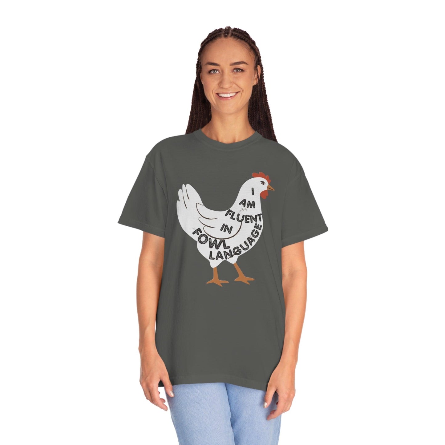Chicken Shirt Chicken Tee Chicken Owner Gift - Gift For Chicken Lover gift, Fluent in Fowl Language shirt