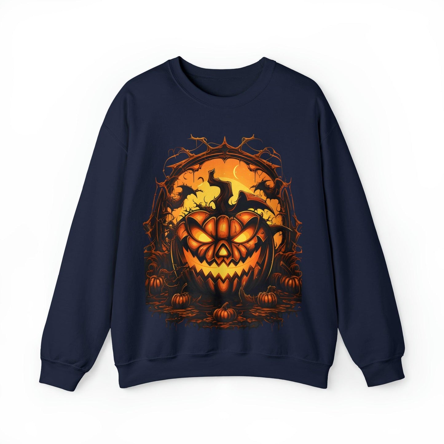 Scary Halloween Pumpkin Face Ghost Costume: Transform into a Spooky Specter - Giftsmojo