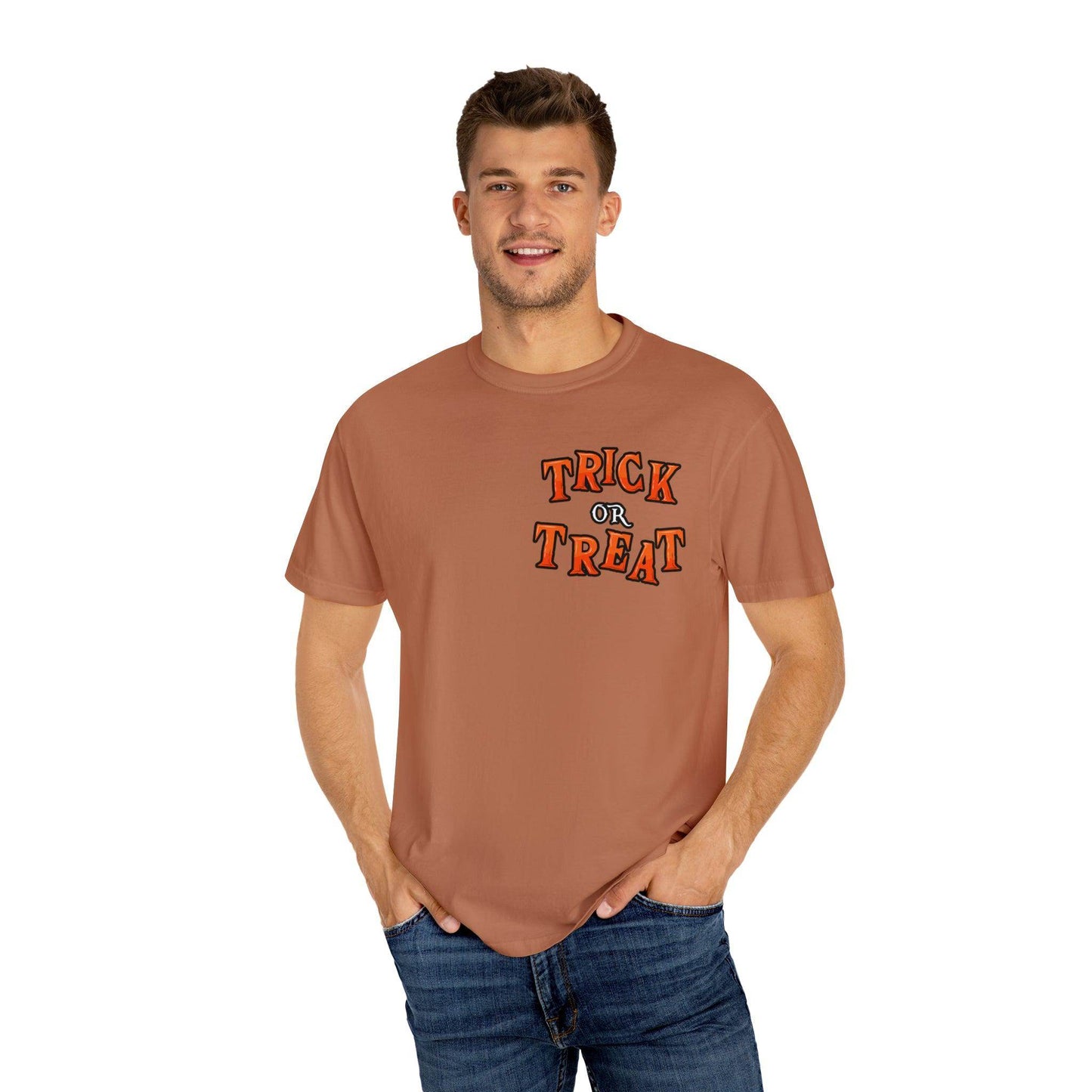 Halloween Party Outfit Trick or Treat Shirt Vintage Shirt Halloween Costume Cute Spooky Shirt, Halloween Gift Halloween T-shirt Trick or Treat Outfit - Giftsmojo