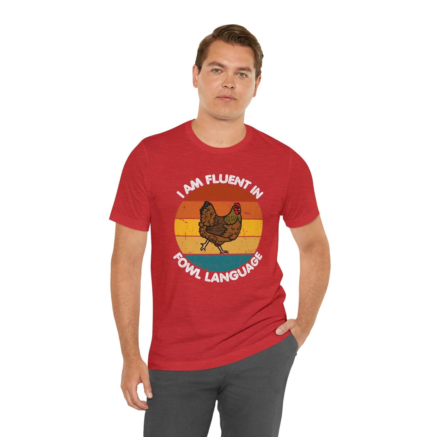 Fluent in Fowl Language shirt, Chicken Shirt Chicken Tee Chicken Owner Gift - Gift For Chicken Lover gift - Giftsmojo