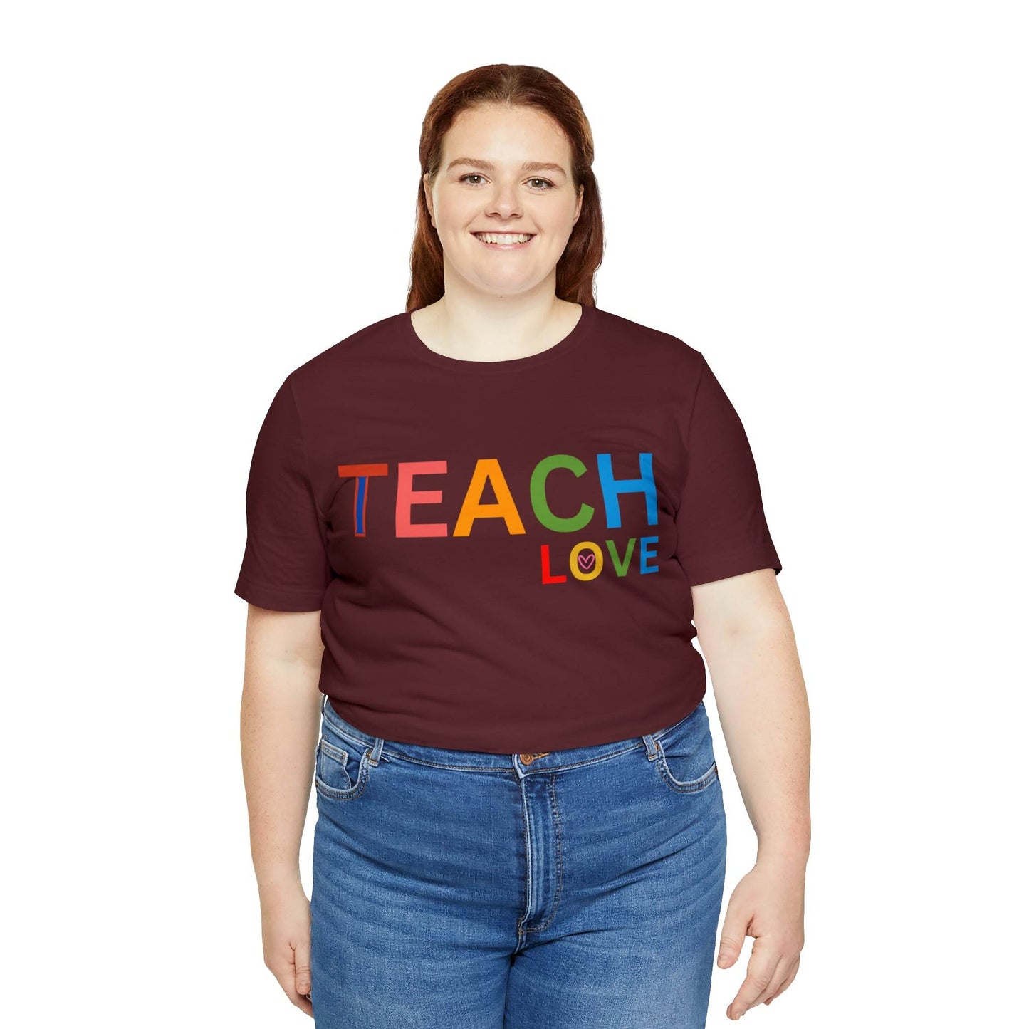 I Teach Love Shirt, Teacher Shirt, Teacher Appreciation Gift for Teachers - Giftsmojo