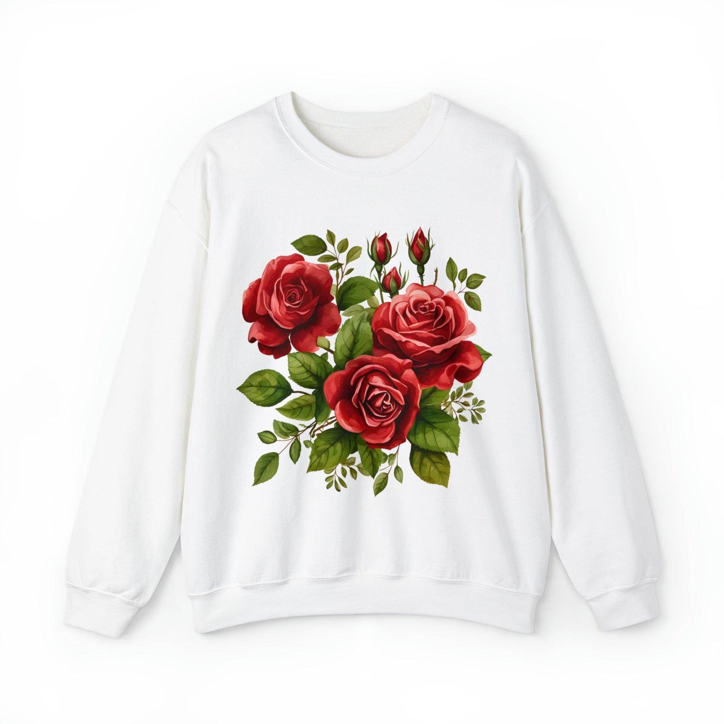 Christmas Flower Shirt Christmas Flower Sweatshirt Christmas Floral Sweatshirt Christmas Sweater Christmas Trendy Christmas Sweatshirt - Giftsmojo
