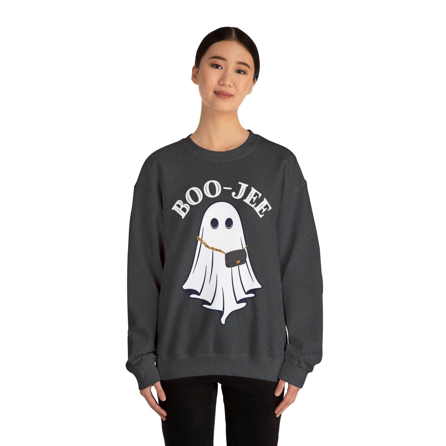 Boo-Jee Sweatshirt, Boo Halloween Sweatshirt Spooky - Giftsmojo