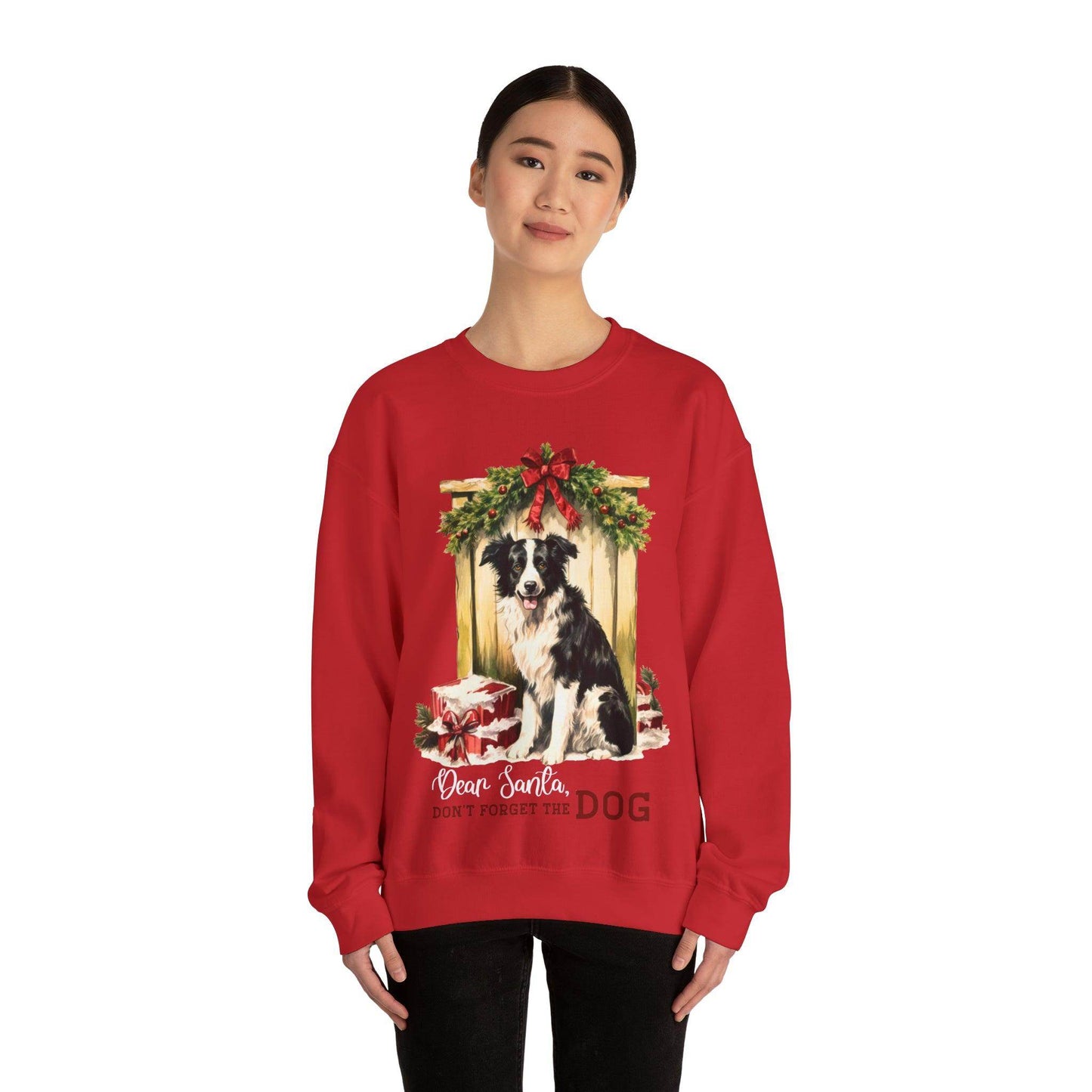 Dear Santa Don't Forget the Dog Christmas Sweatshirt Christmas on The Farm Sweatshirt Christmas Farm Sweatshirt Christmas Sweater Trendy Christmas Shirt Farmers - Giftsmojo