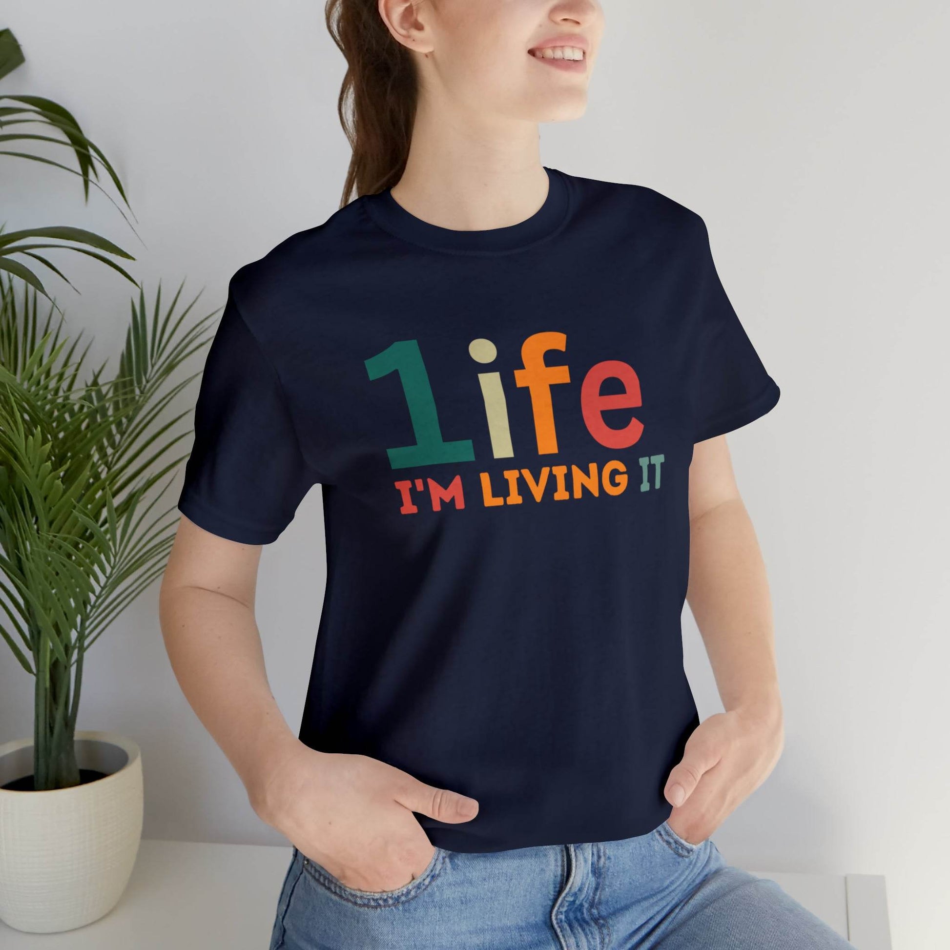 One life Shirt Retro 1life shirt Live Your Life You Only Have One Life To Live Retro Shirt - Giftsmojo