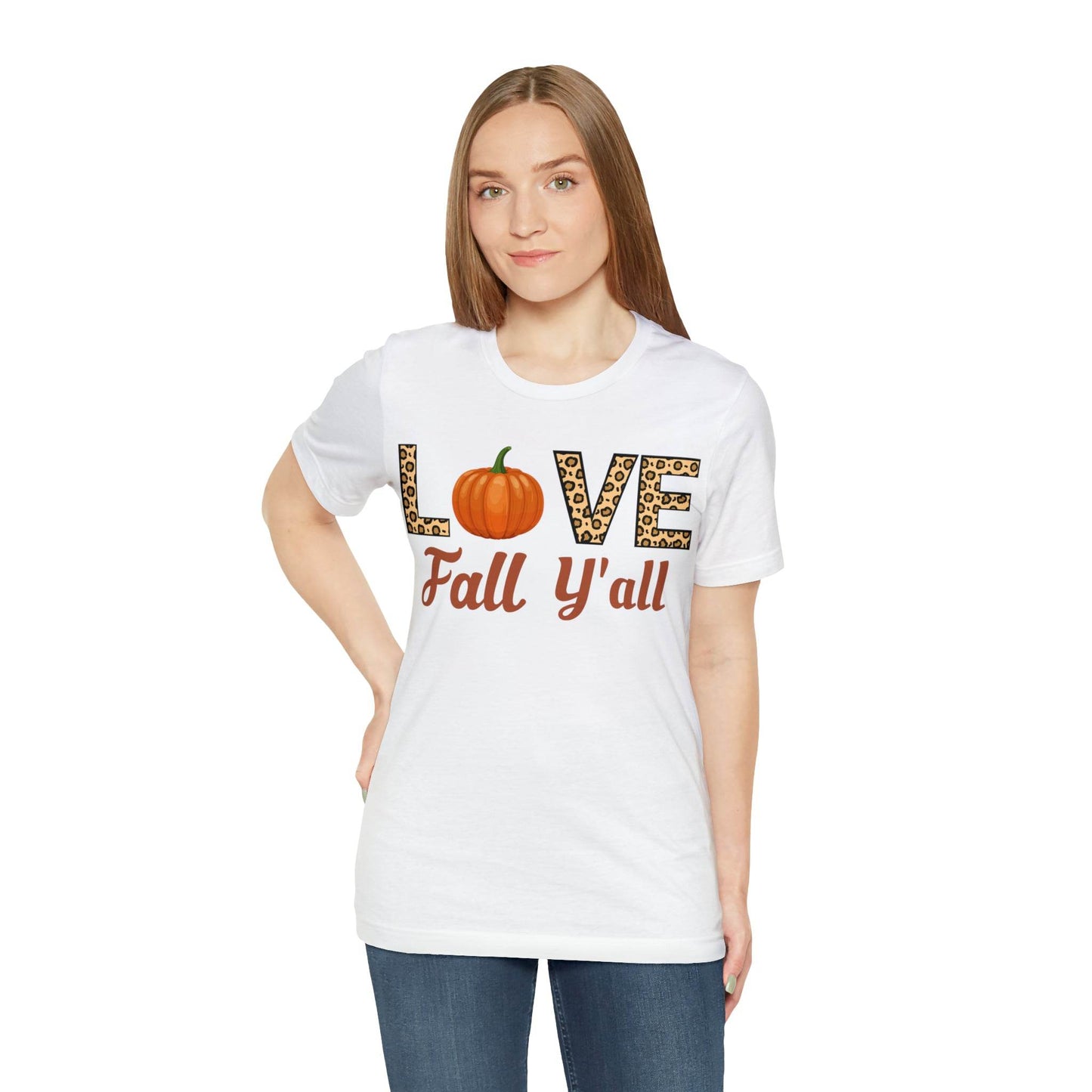 Leopard Print Love Fall Y'all - Giftsmojo