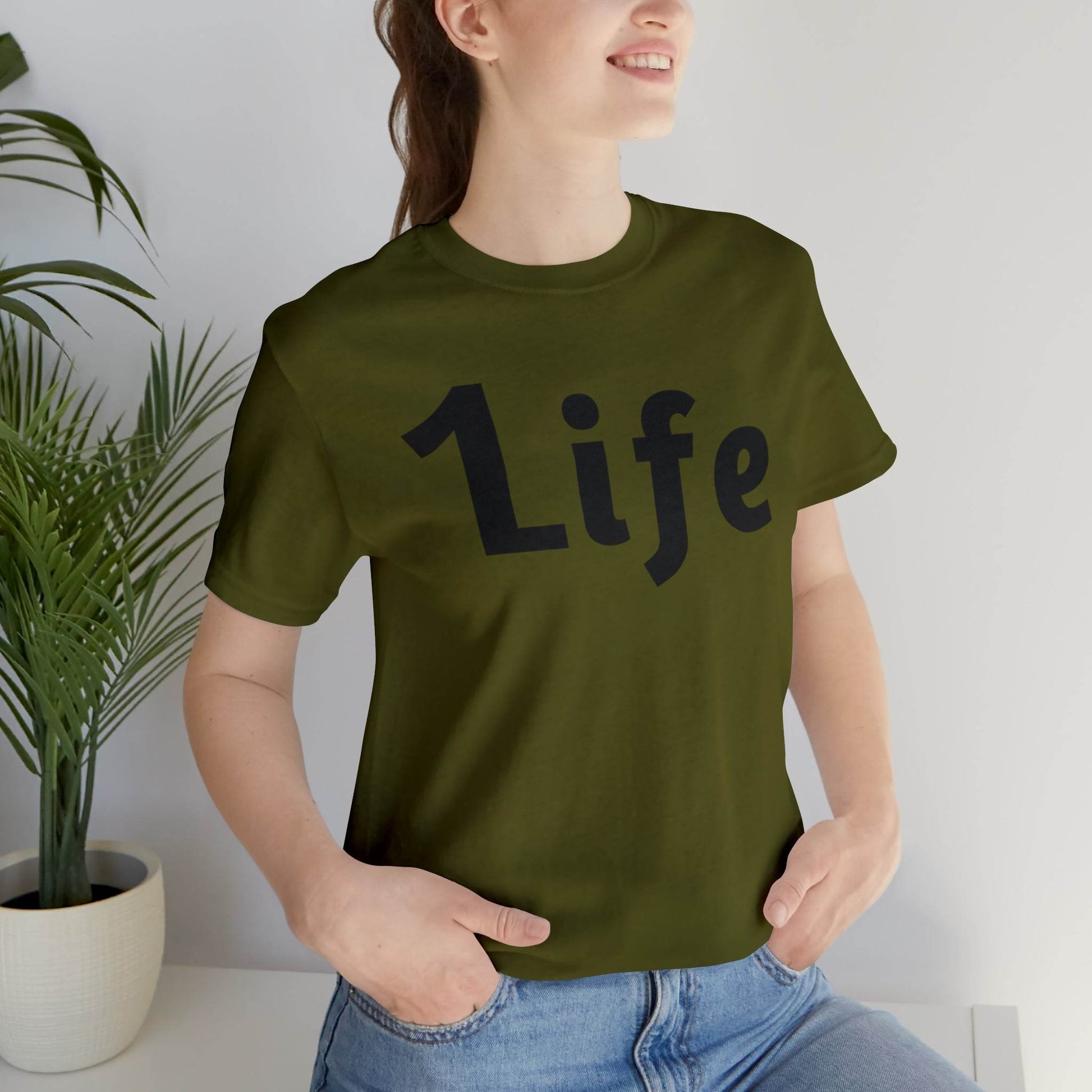 One life Shirt 1life shirt Live Your Life You Only Have One Life To Live - Giftsmojo