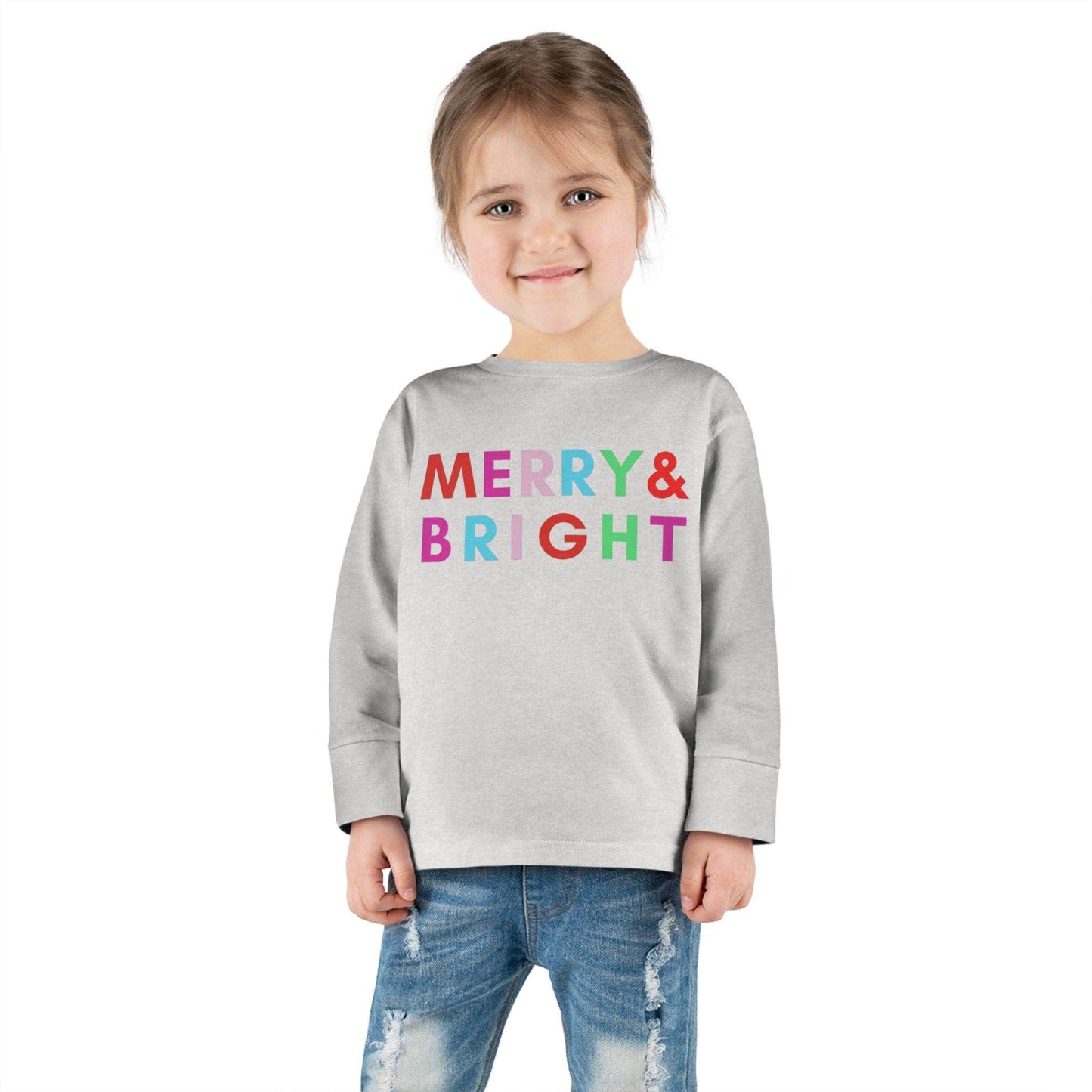 Toddler Christmas Shirt Toddler Christmas Long Sleeve Tee Kids Christmas Gift - Giftsmojo