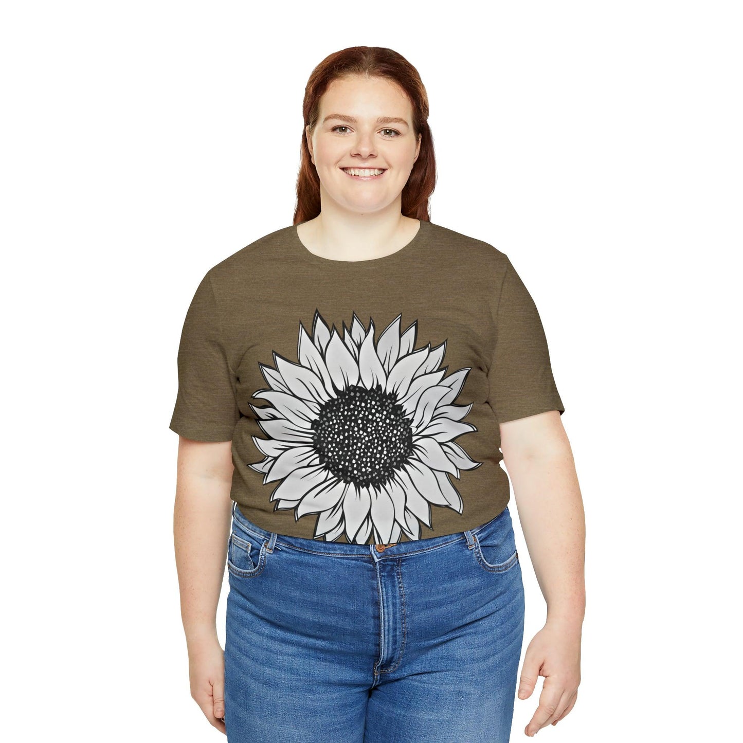 Sunflower Shirt, Floral Tee Shirt, Flower Shirt, Garden Shirt, Womens Fall Summer Shirt Sunshine Tee, Gift for Gardener, Nature love